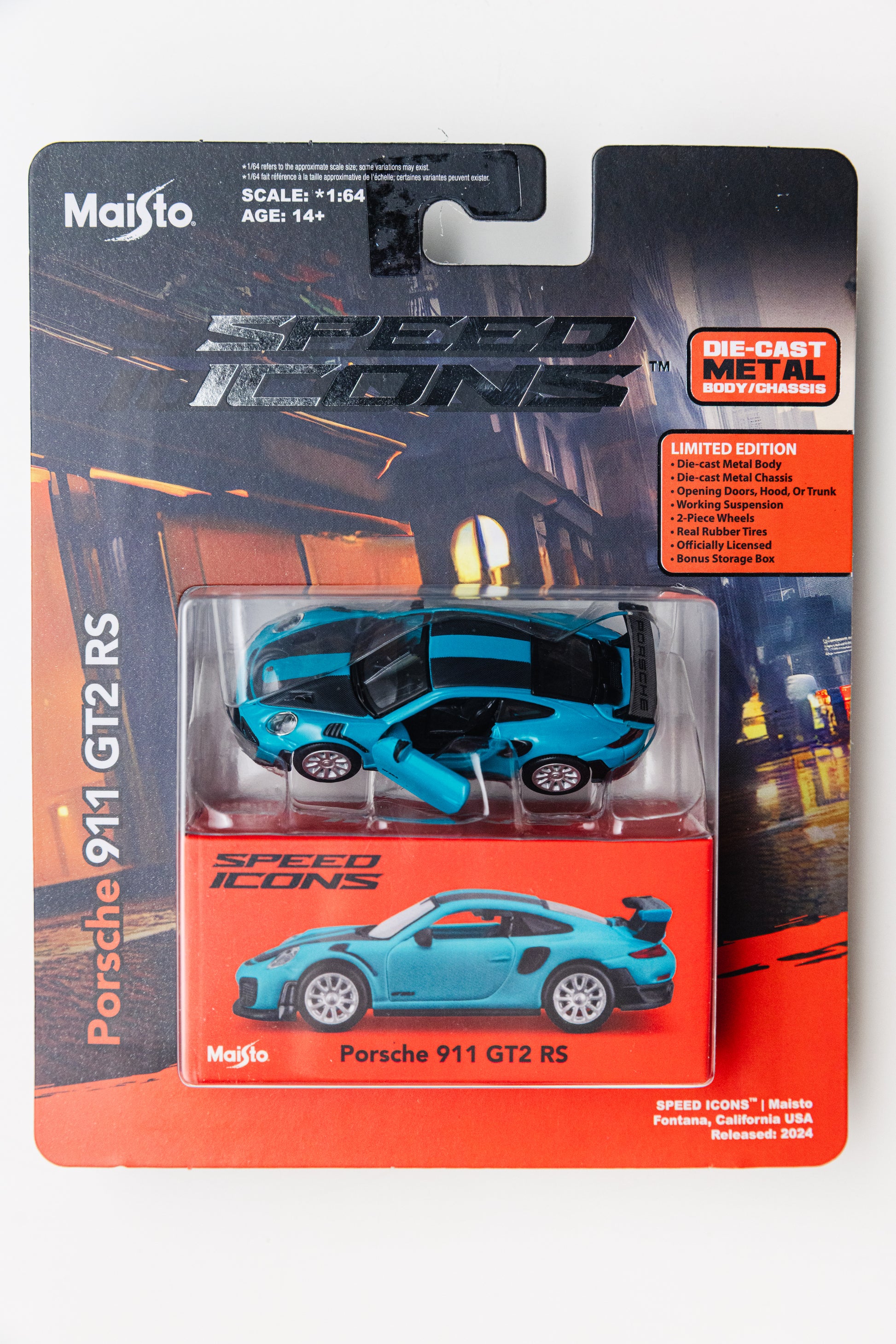 Maisto Porsche 911 GT2 RS - Speed Icons