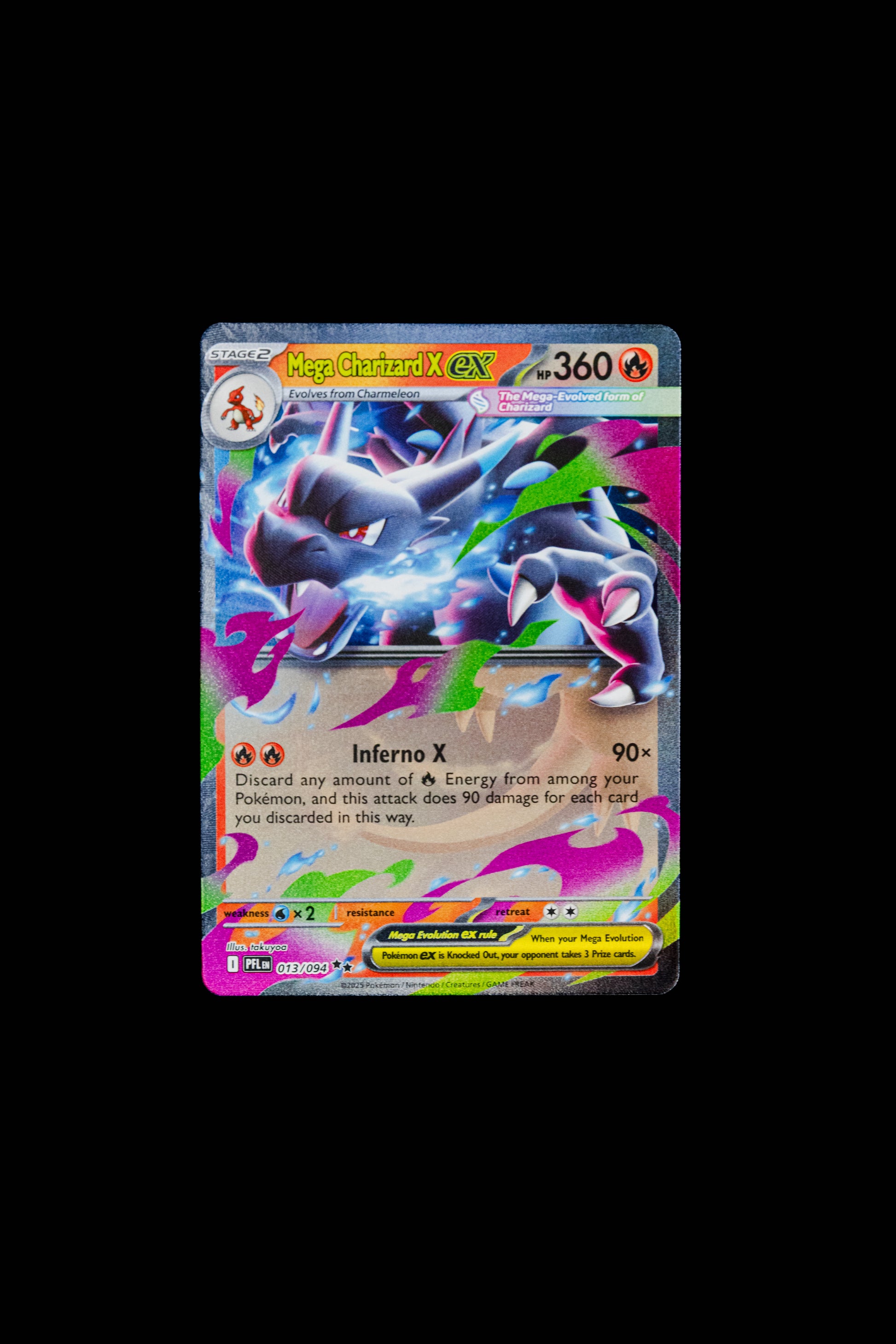 Pokemon TCG Mega Charizard X EX - Phantasmal Flames 013/094