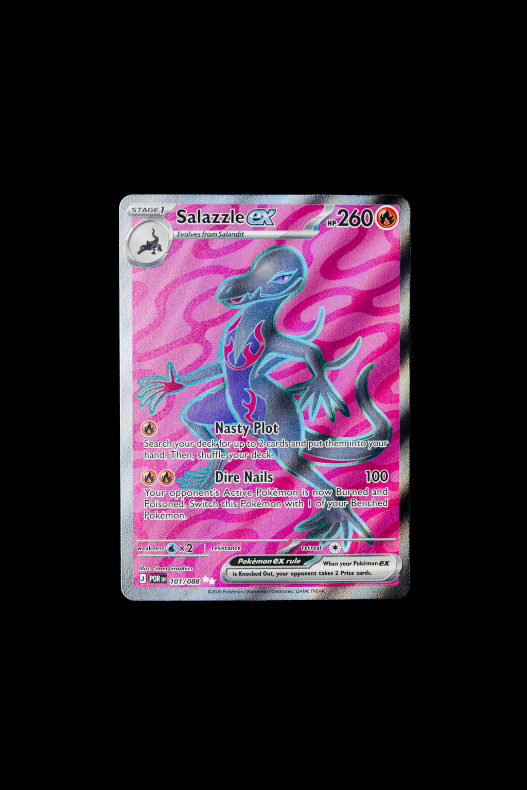 Pokemon TCG Salazzle EX - Perfect Order 101/088