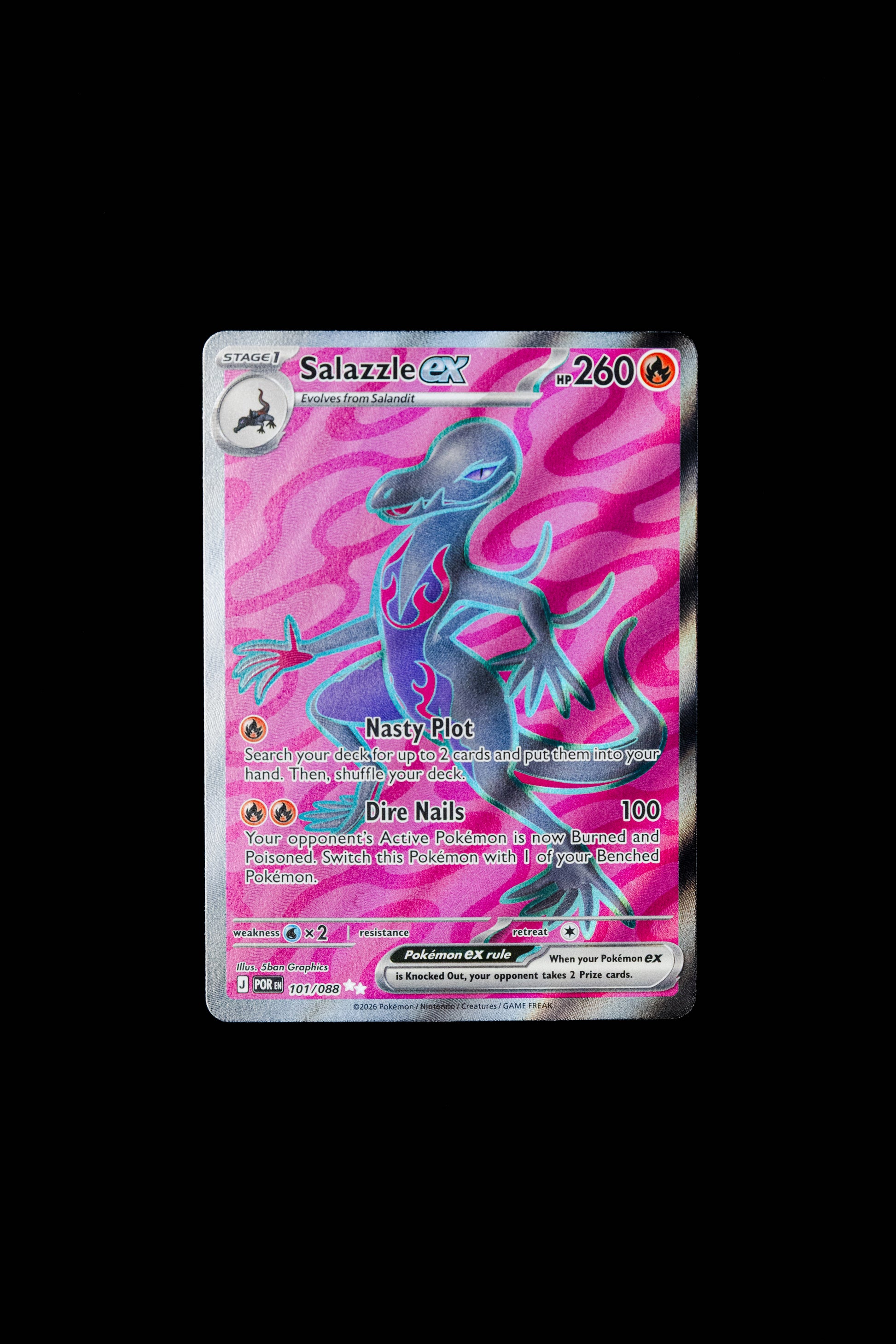 Pokemon TCG Salazzle EX - Perfect Order 101/088