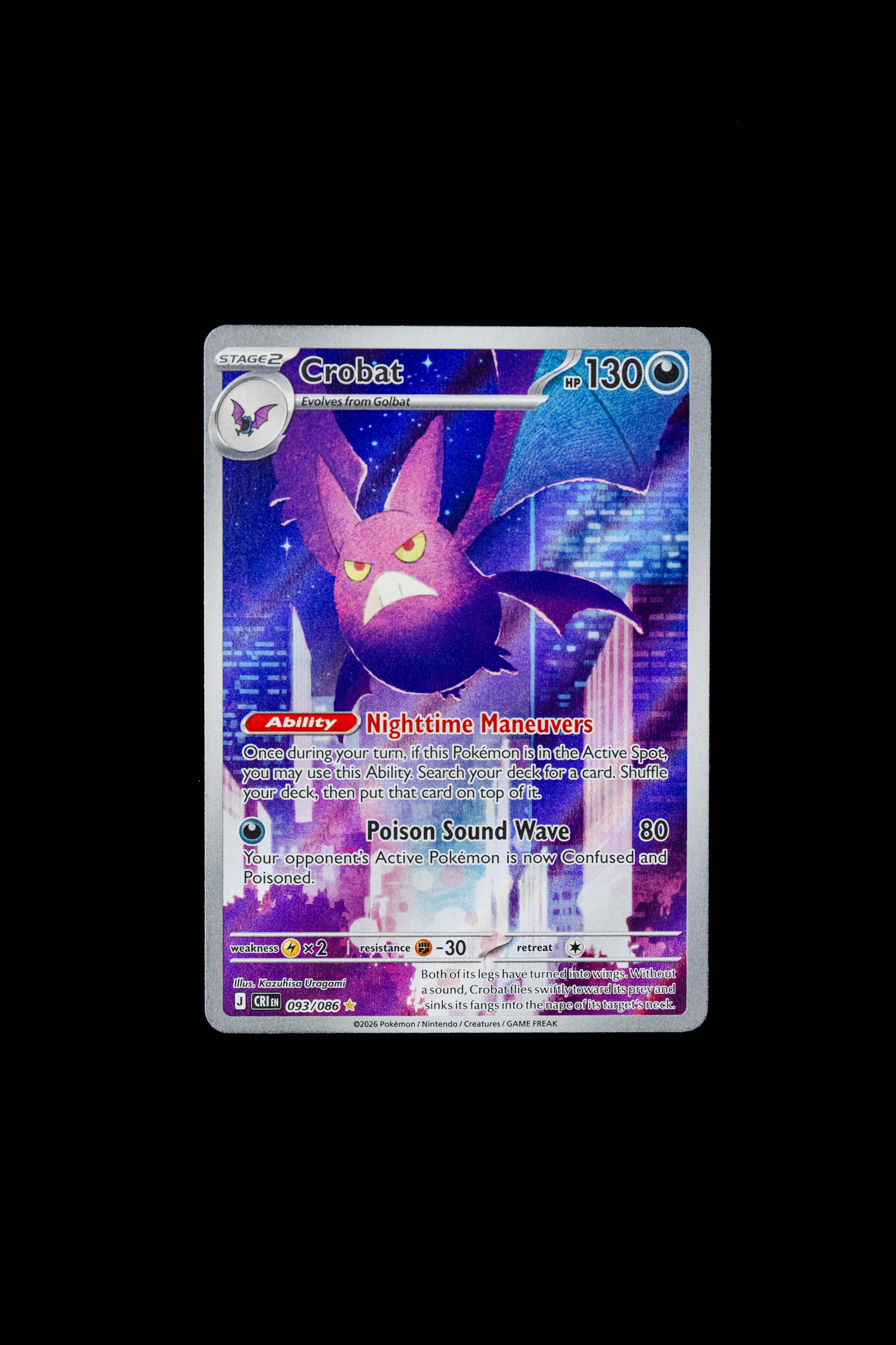 Pokemon TCG Crobat - Chaos Rising 093/086