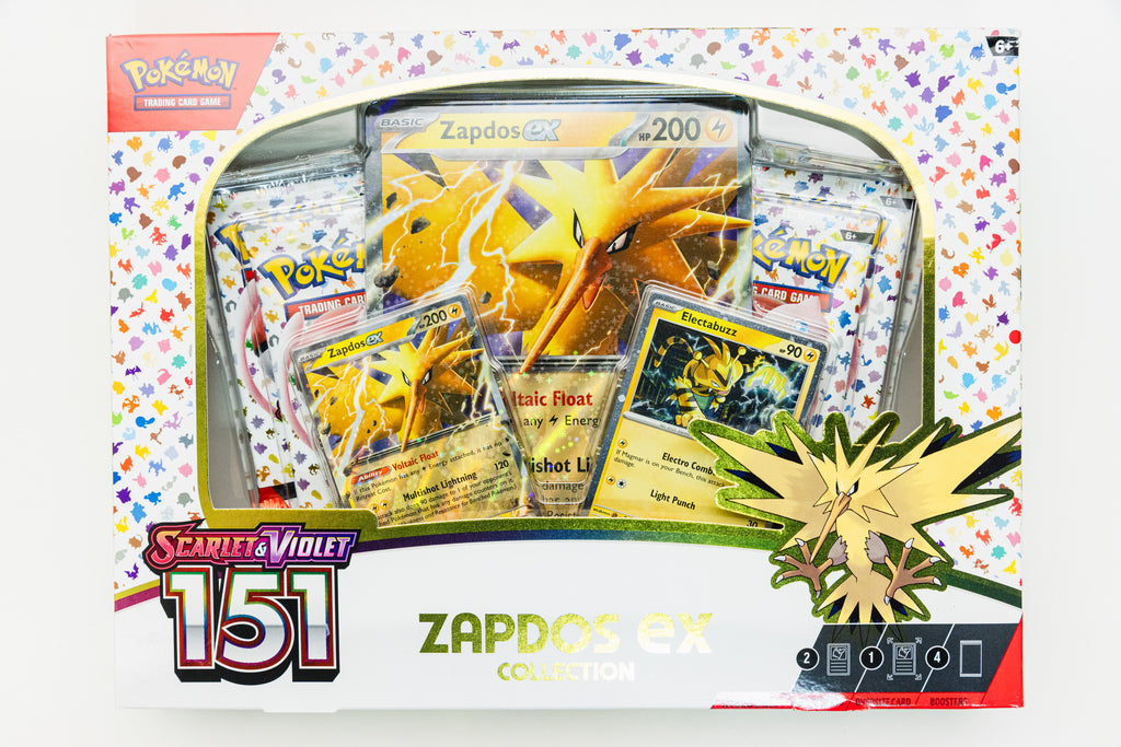 Pokemon TCG - 151 Zapdos EX Collection Box (Damaged Box) (SEALED)