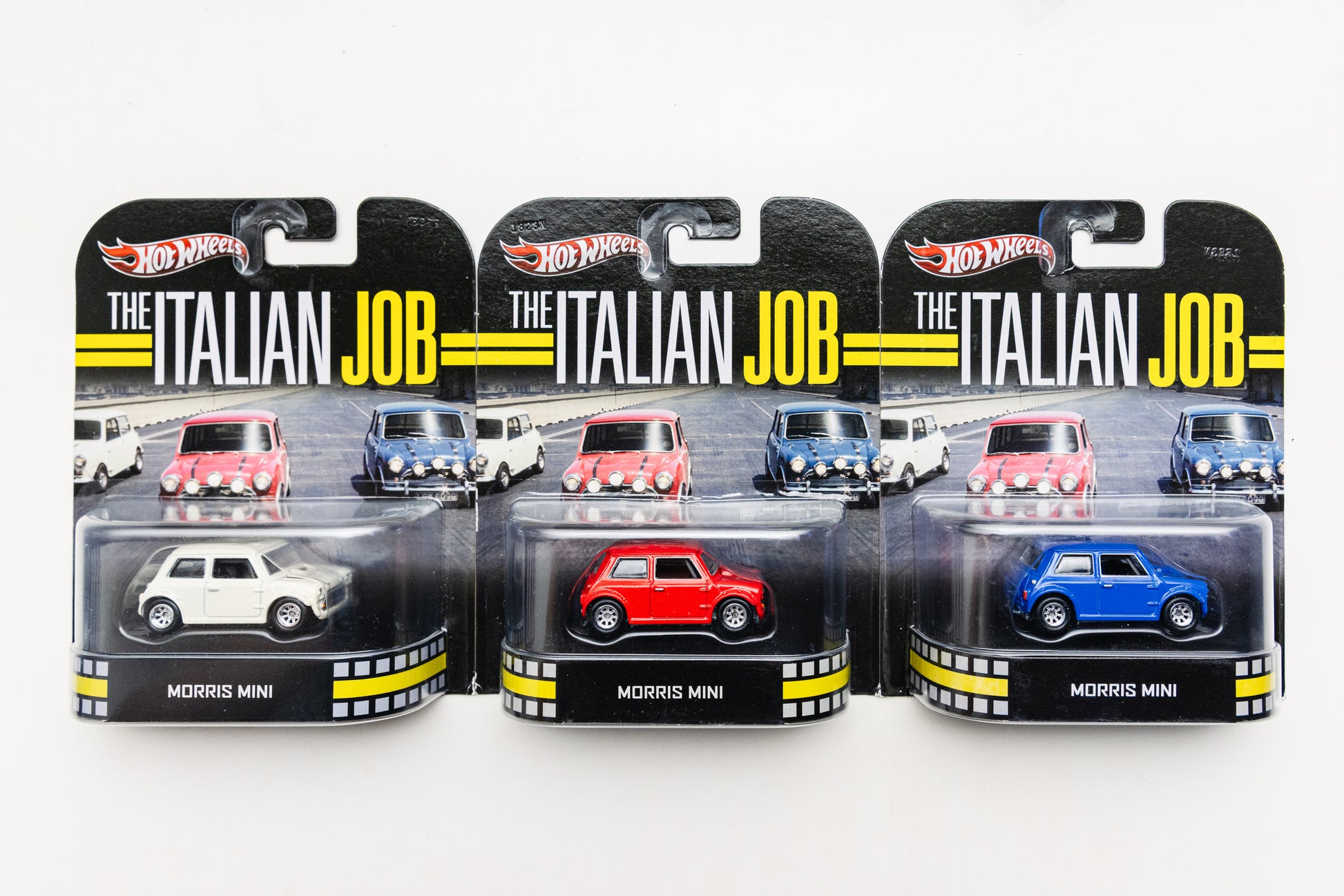 Retro Entertainment Morris Mini - The Italian Job - Set of 3 (Soft Corners)