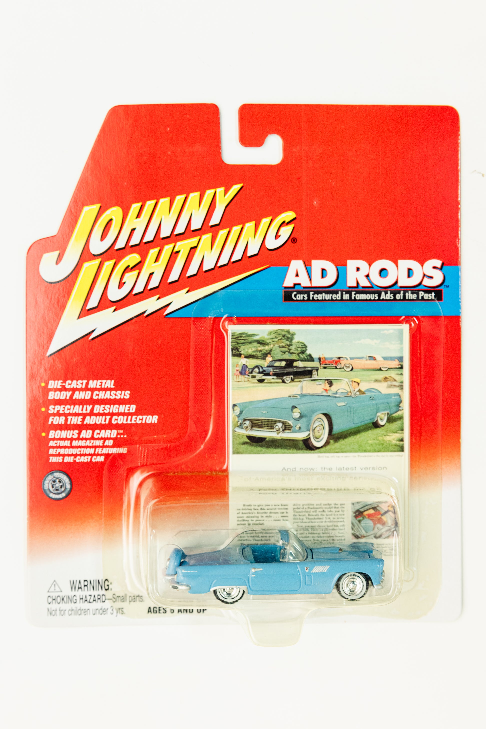 Johnny Lightning '56 Ford Thunderbird - Ad Rods