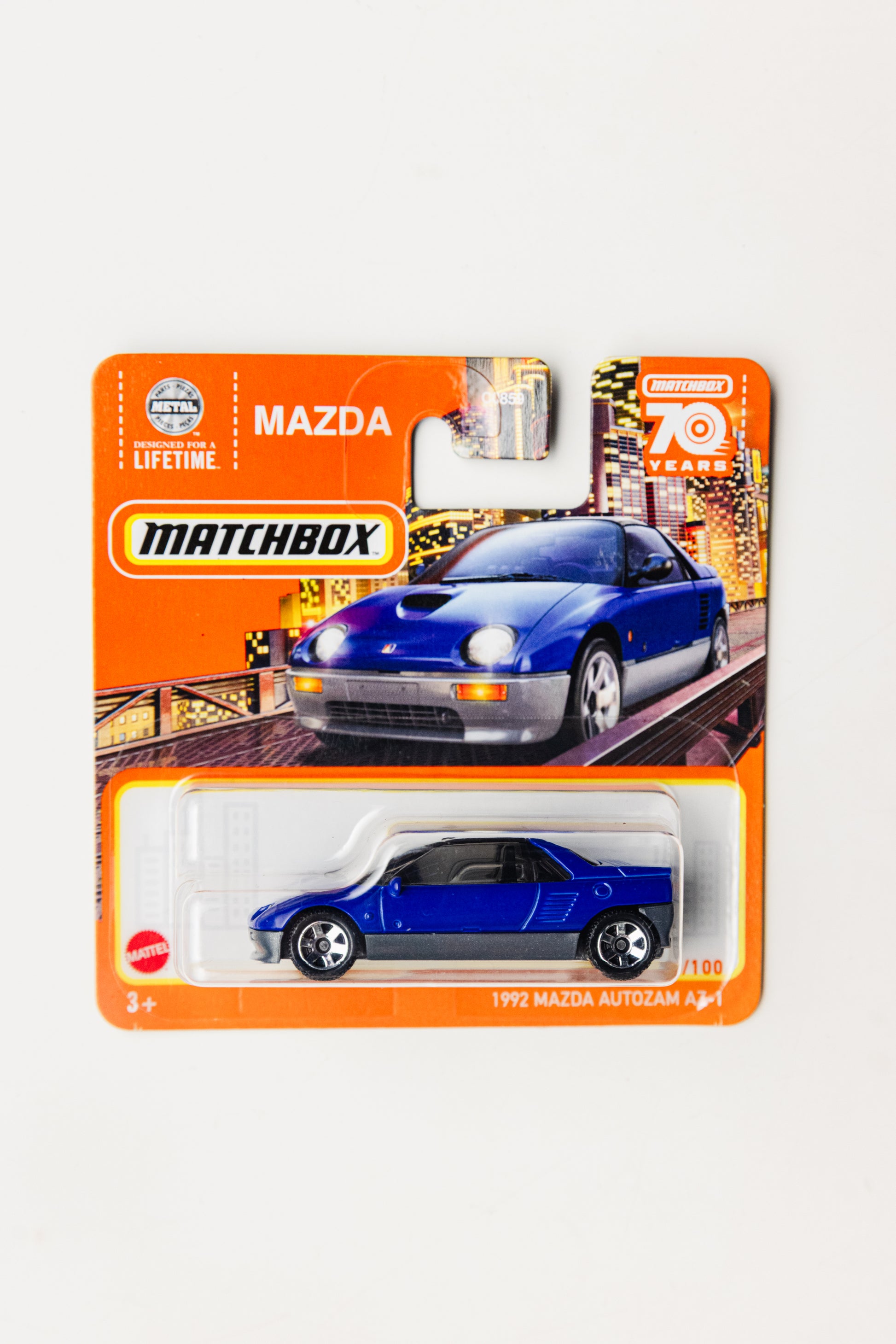 Matchbox 1992 Mazda Autozam AZ-1 (Short Card)