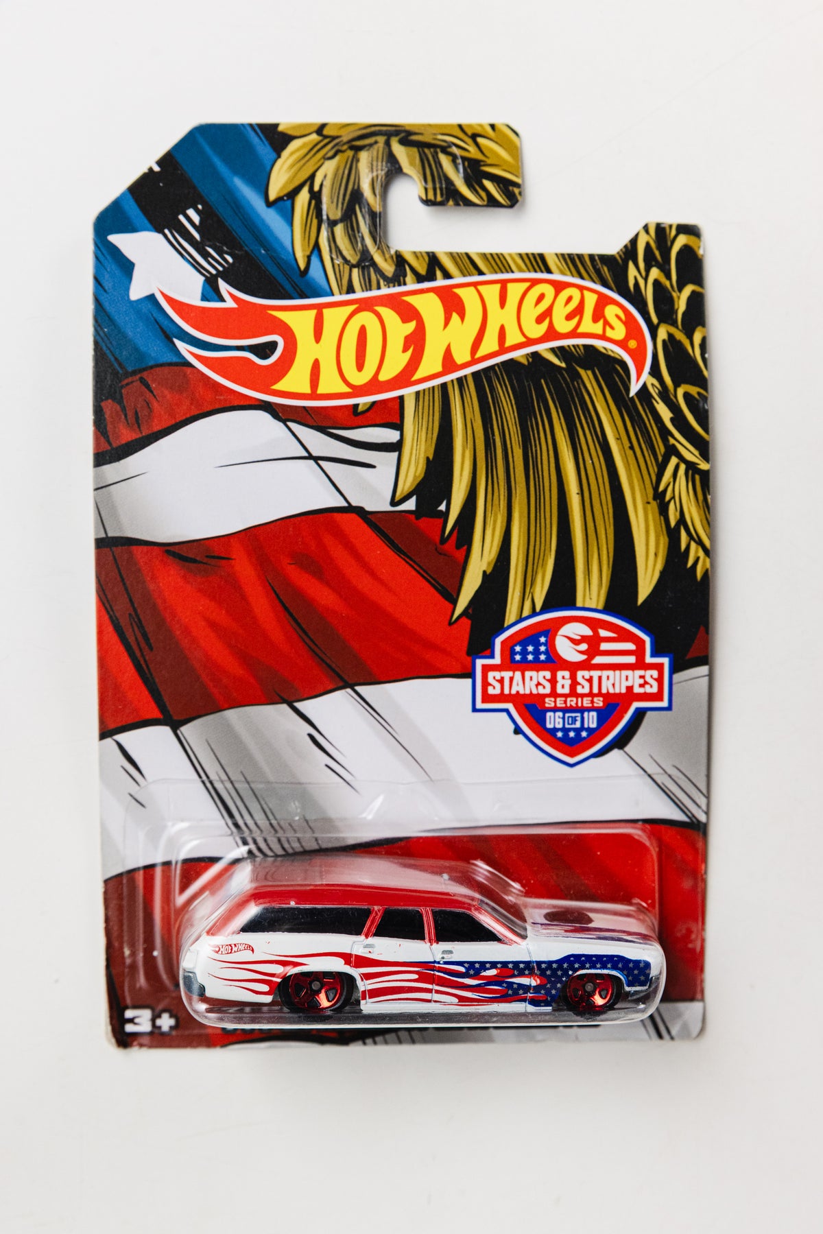 Stars & Stripes '71 Plymouth Satellite - 6/10 (Damaged Card)