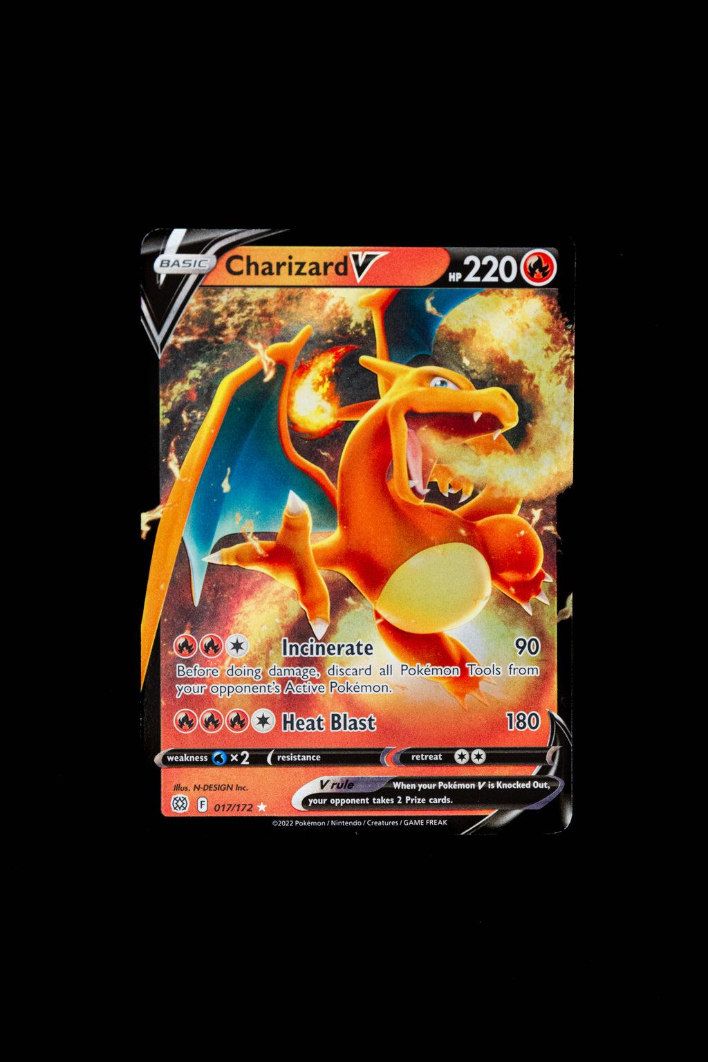 Pokemon TCG Charizard V - Brilliant Stars 017/172