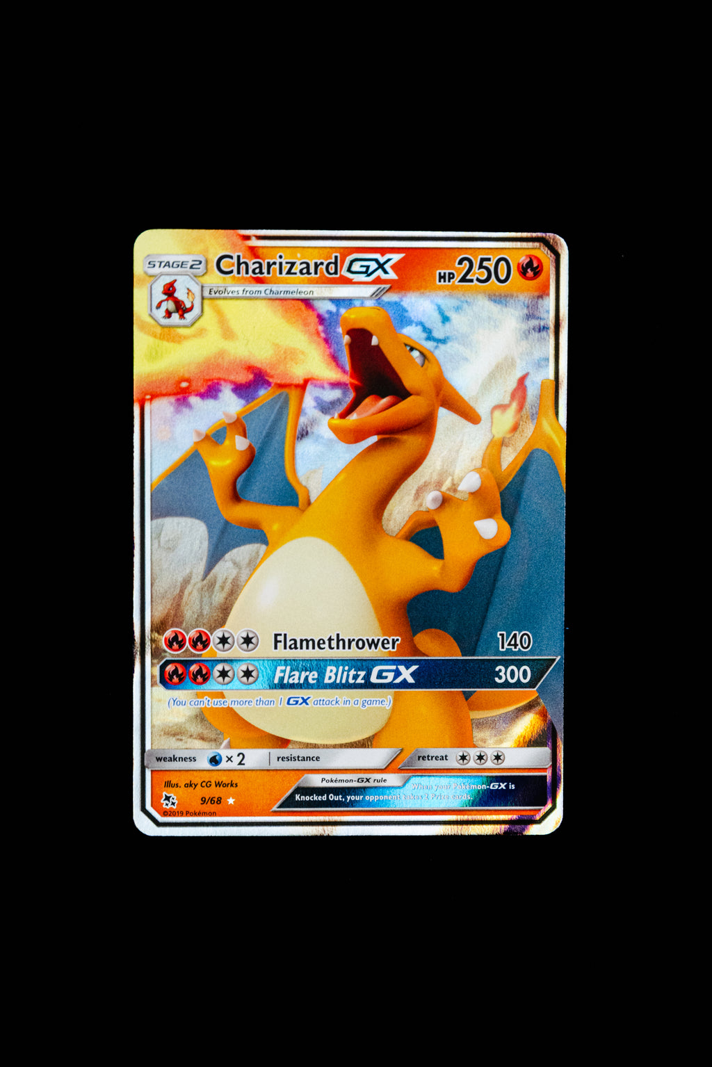 Pokemon TCG Charizard GX - Hidden Fates 9/68