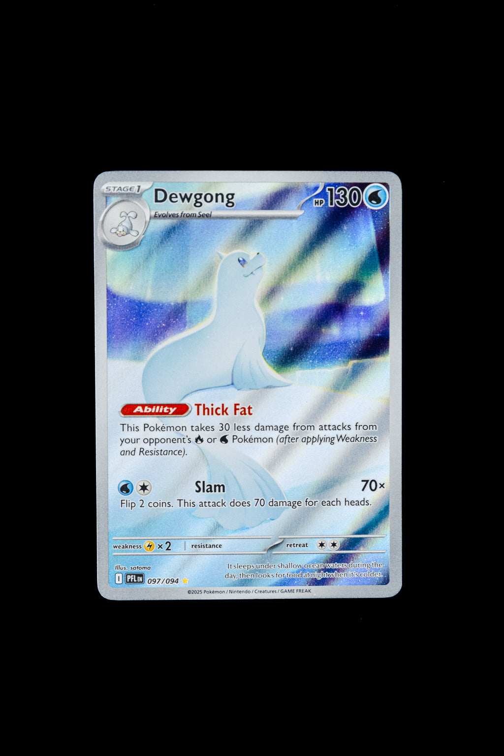 Pokemon TCG Dewgong - Phantasmal Flames 097/094