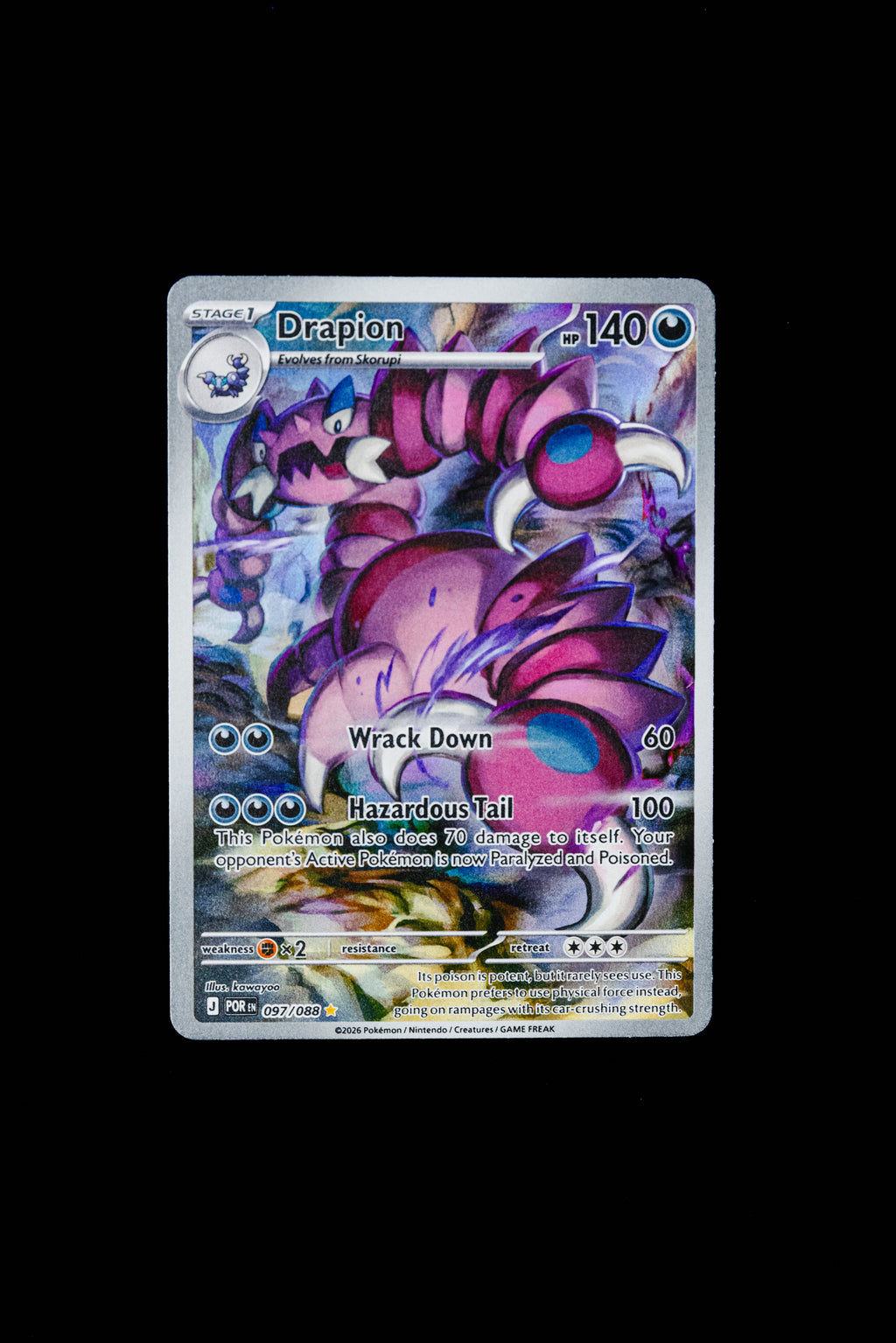Pokemon TCG Drapion - Perfect Order 097/088