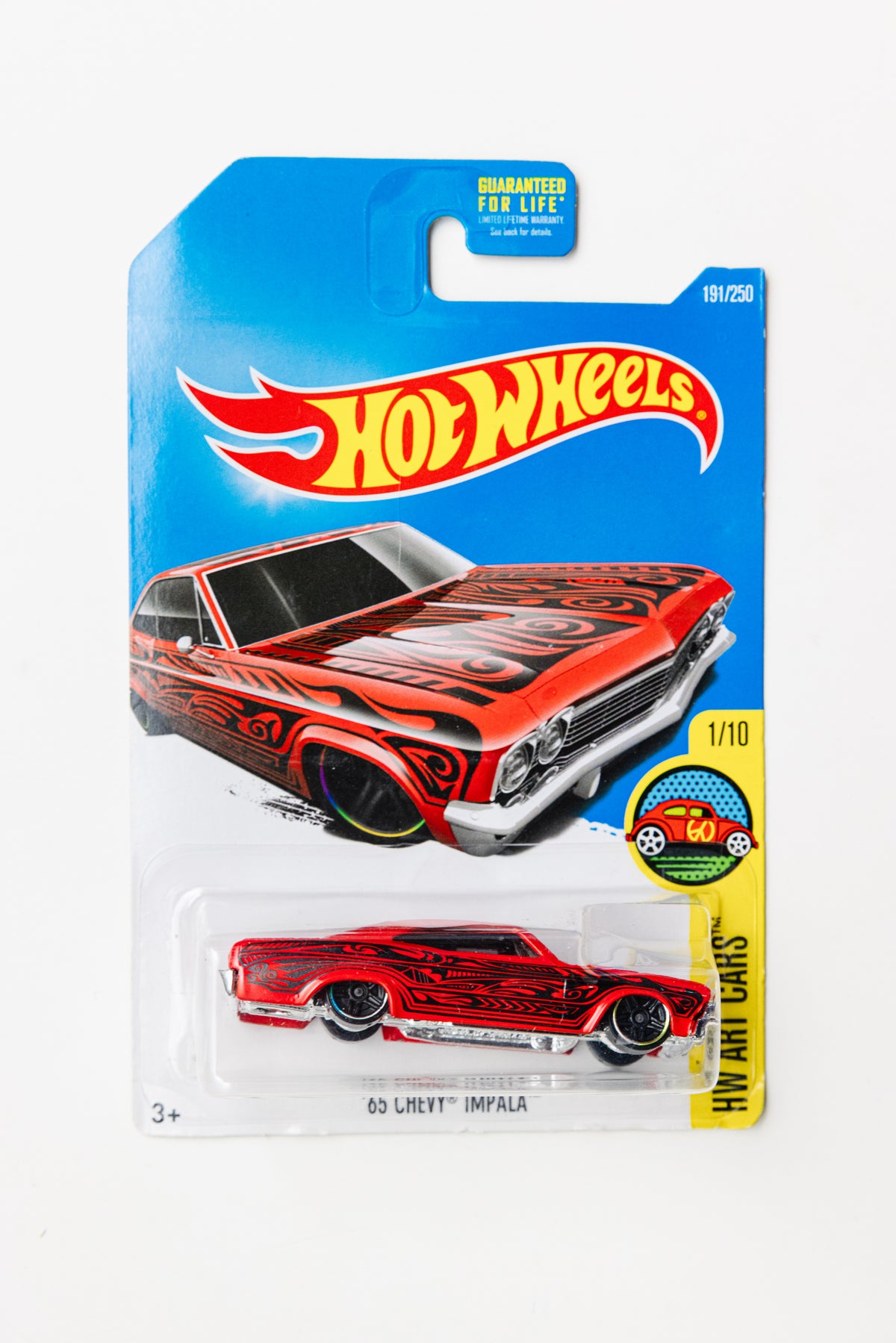 '65 Chevy Impala - HW Art Cars (Damaged Blister+Card)