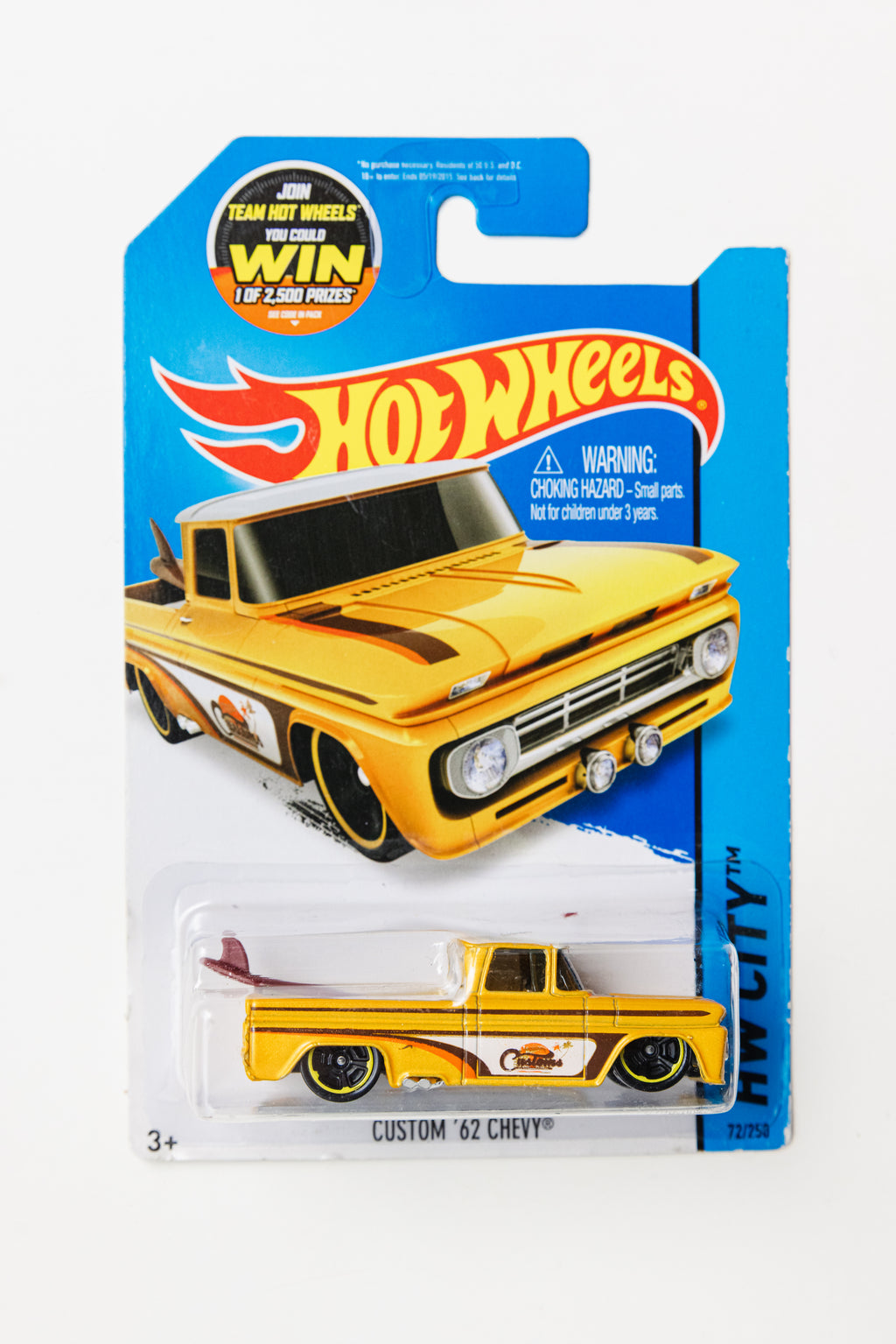 Custom '62 Chevy Pickup - HW City (Damaged Blister+Card)