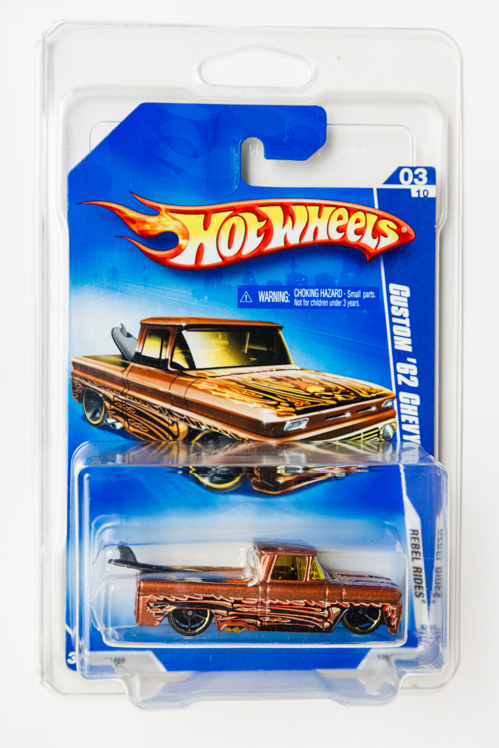 Custom '62 Chevy Pickup - Rebel Rides (Damaged Blister+Card)