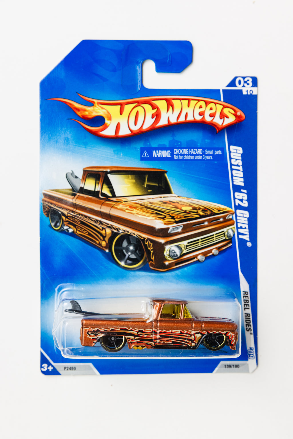 Custom '62 Chevy Pickup - Rebel Rides (Damaged Blister+Card)