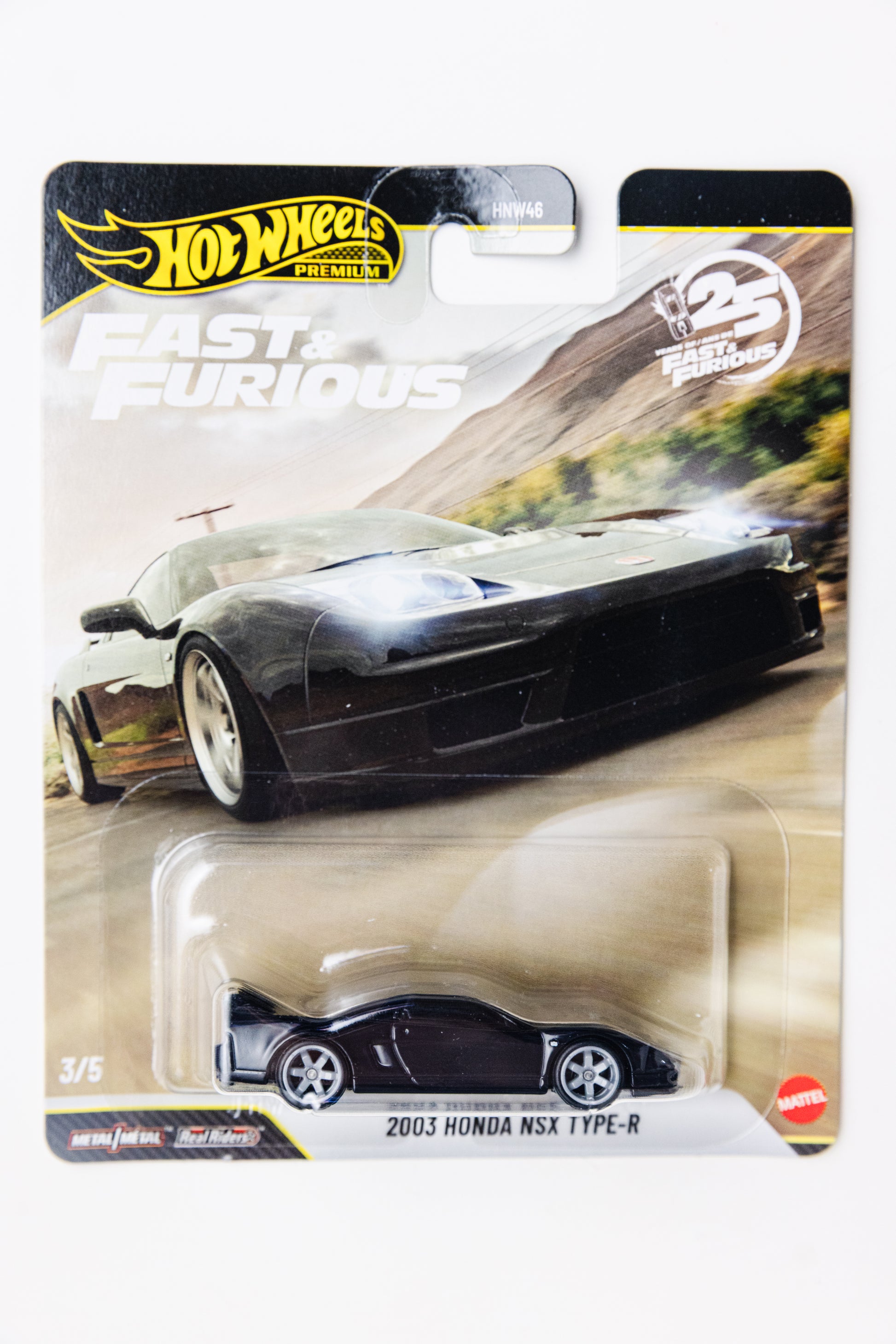 Fast & Furious Set of 5 with CHASE - 25th Anniversary Mix 3
