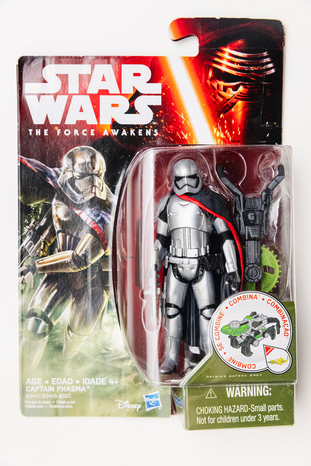 Star Wars Captain Phasma - Force Awakens Hasbro (Damaged Card)