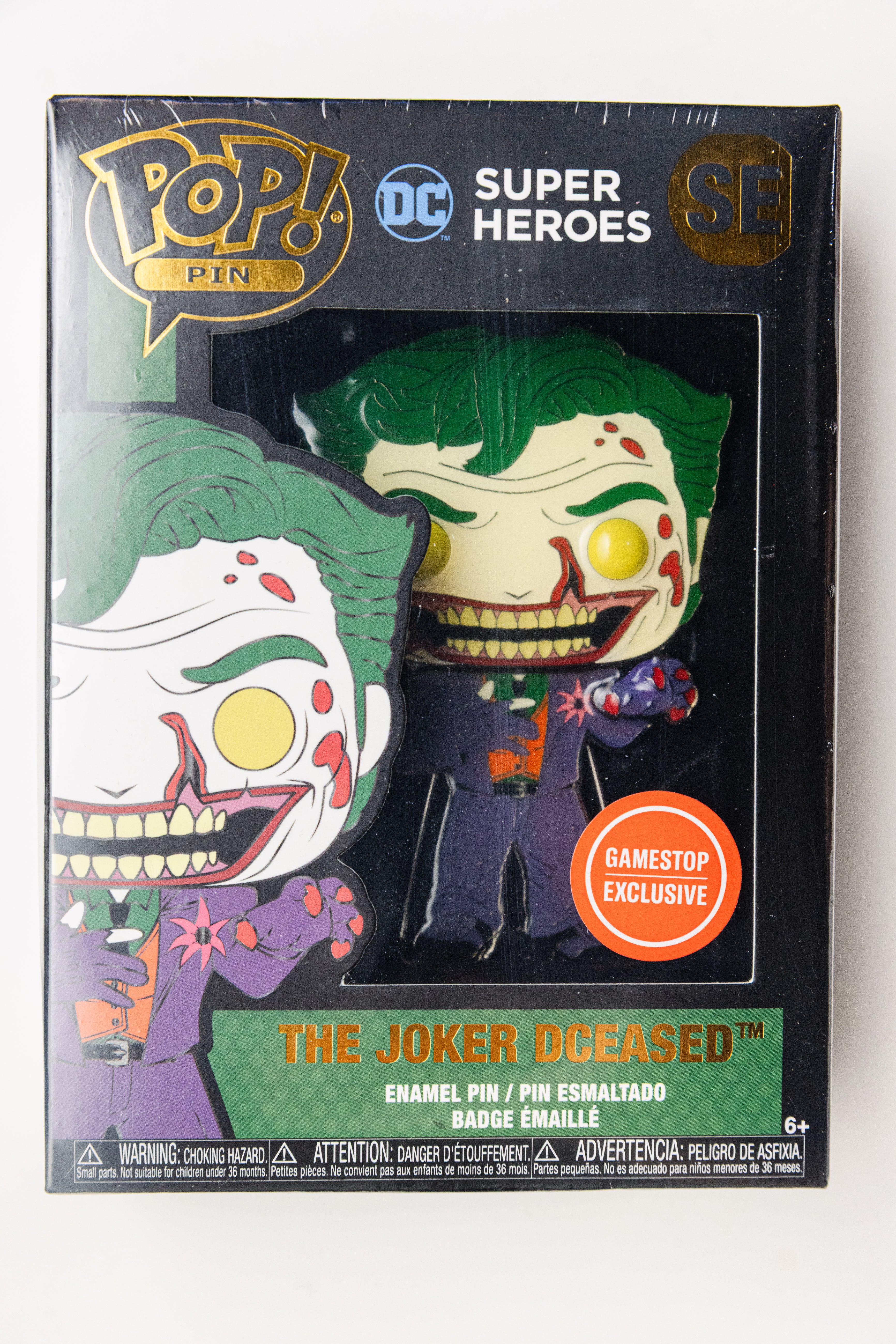 Funko Pop! Pin The Joker Dceased - DC Super Heroes Gamestop Exclusive