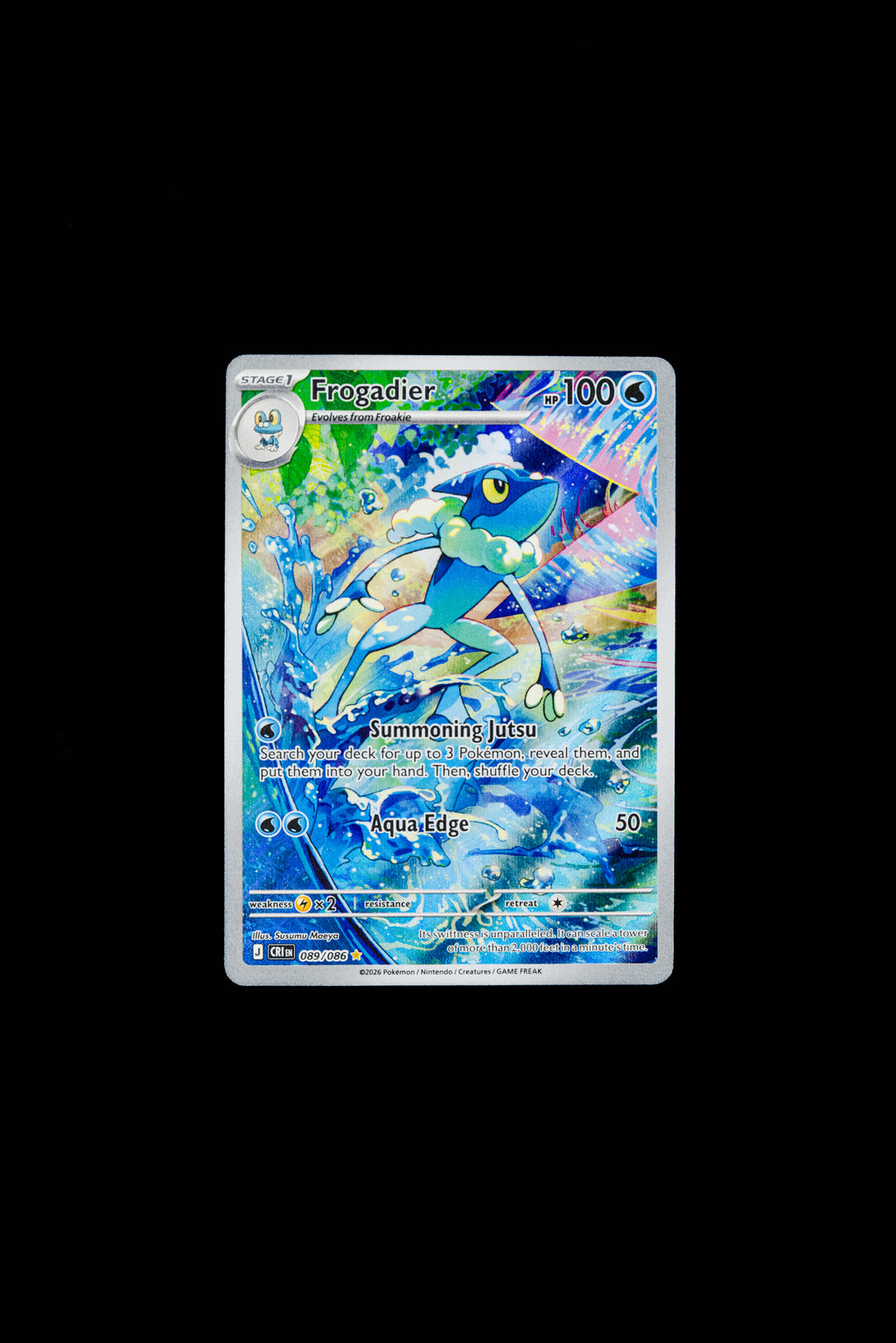 Pokemon TCG Frogadier - Chaos Rising 089/086