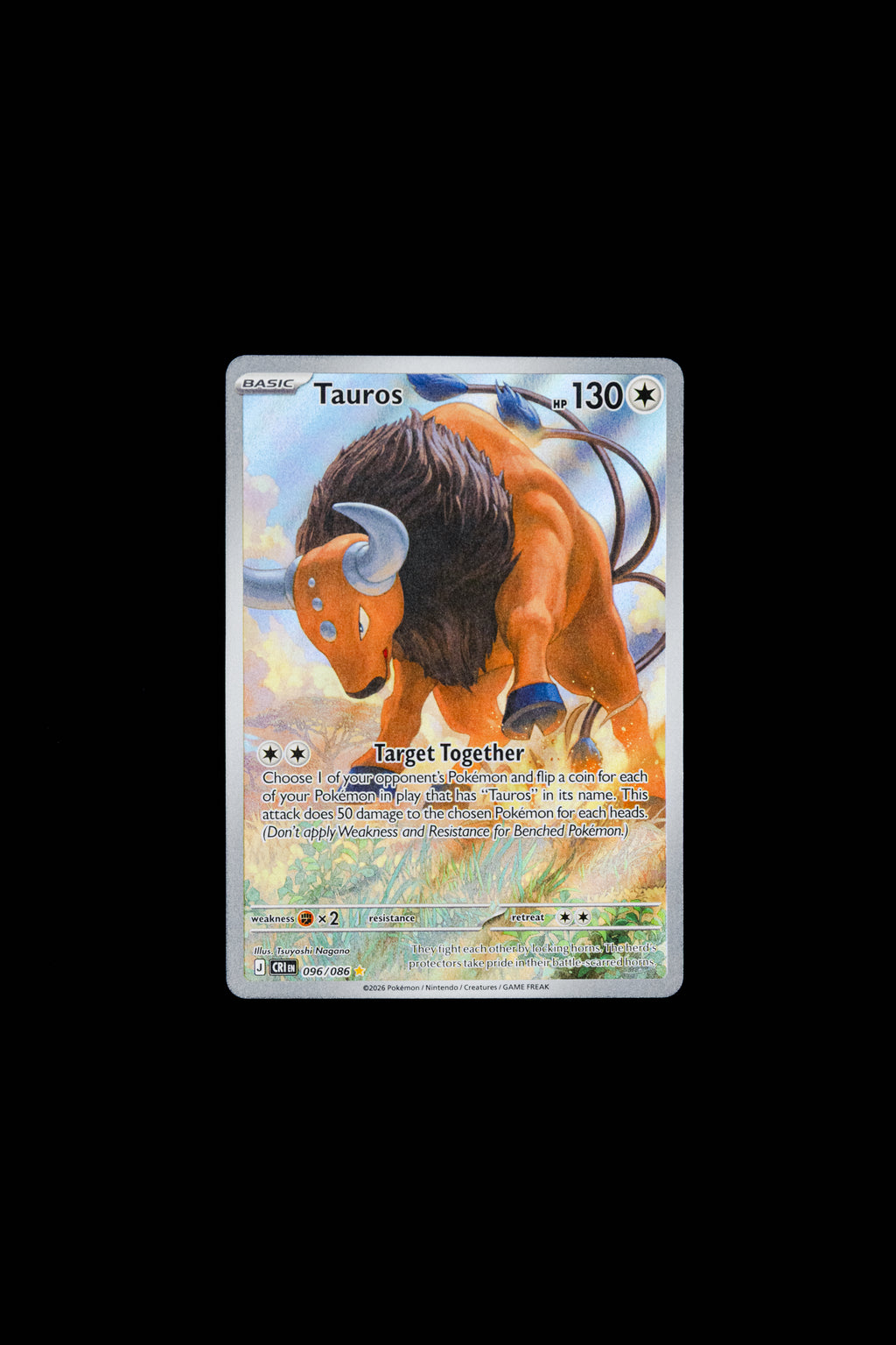 Pokemon TCG Tauros - Chaos Rising 096/086
