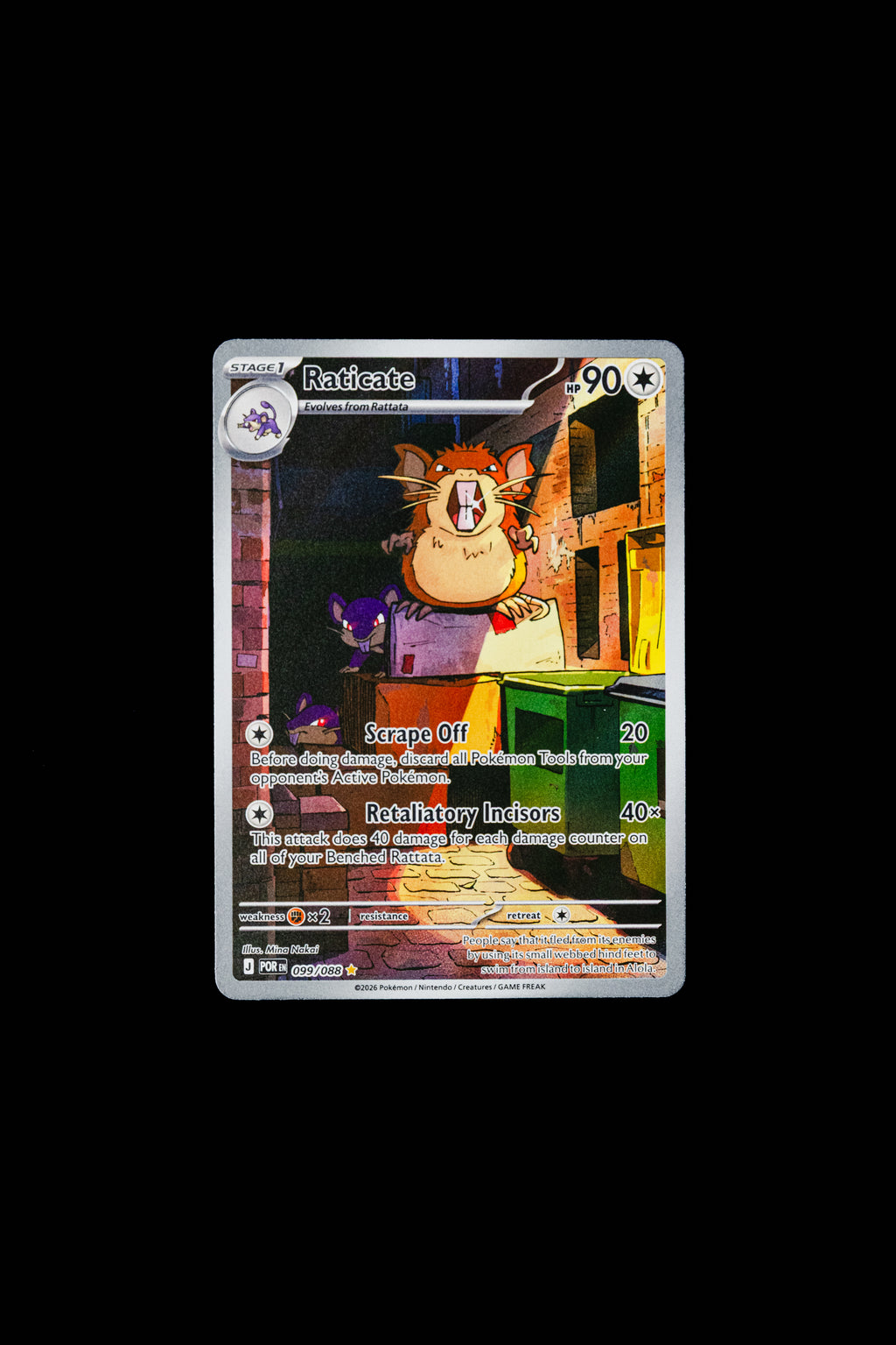 Pokemon TCG Raticate - Perfect Order 099/088