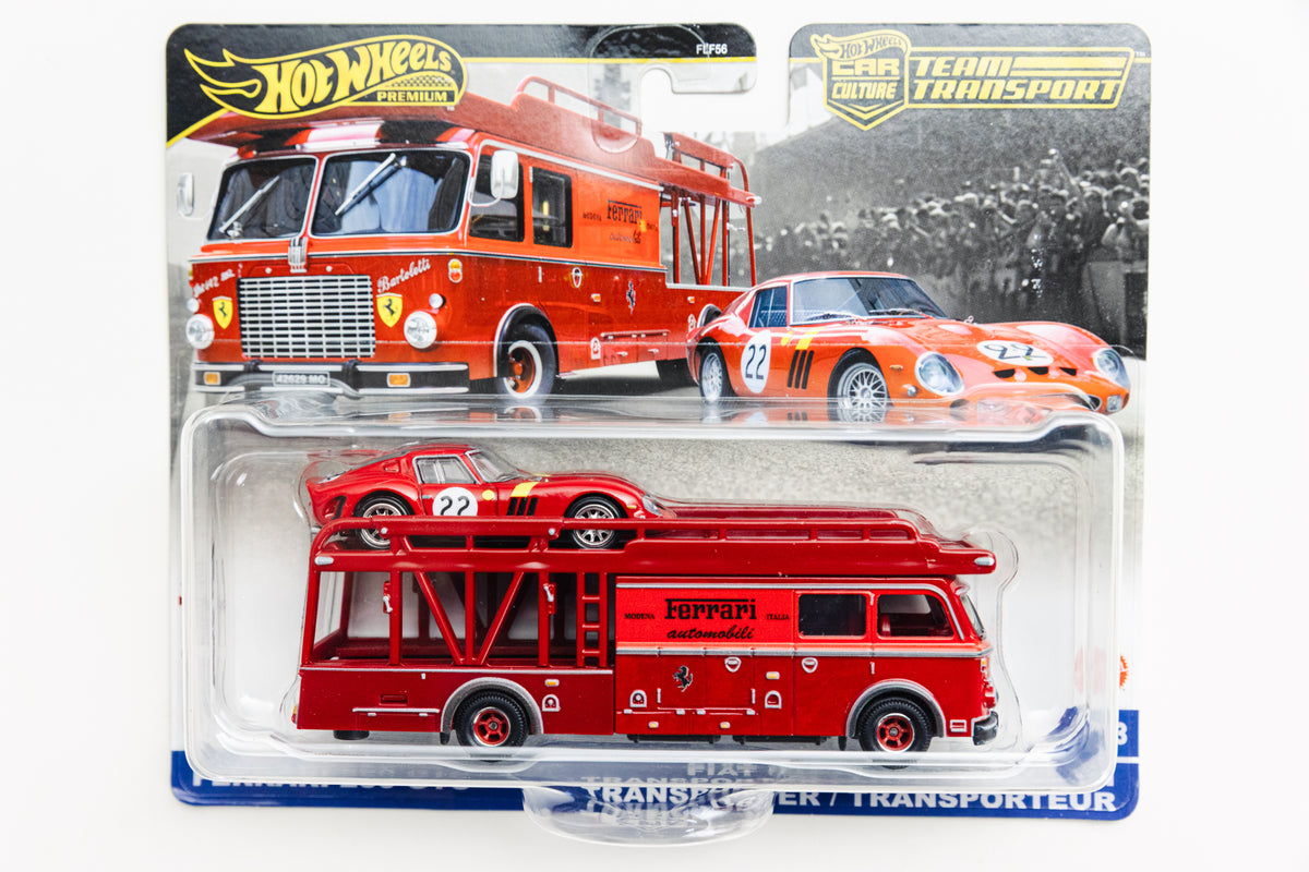 Team Transport Ferrari 250 GTO + Fiat - (Bent Corners)