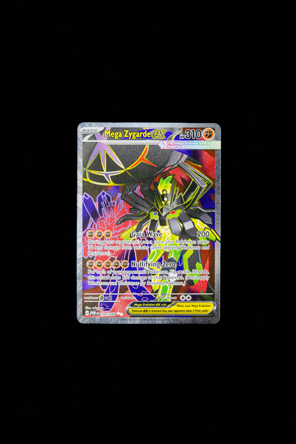 Pokemon TCG Mega Zygarde EX - Perfect Order 104/088