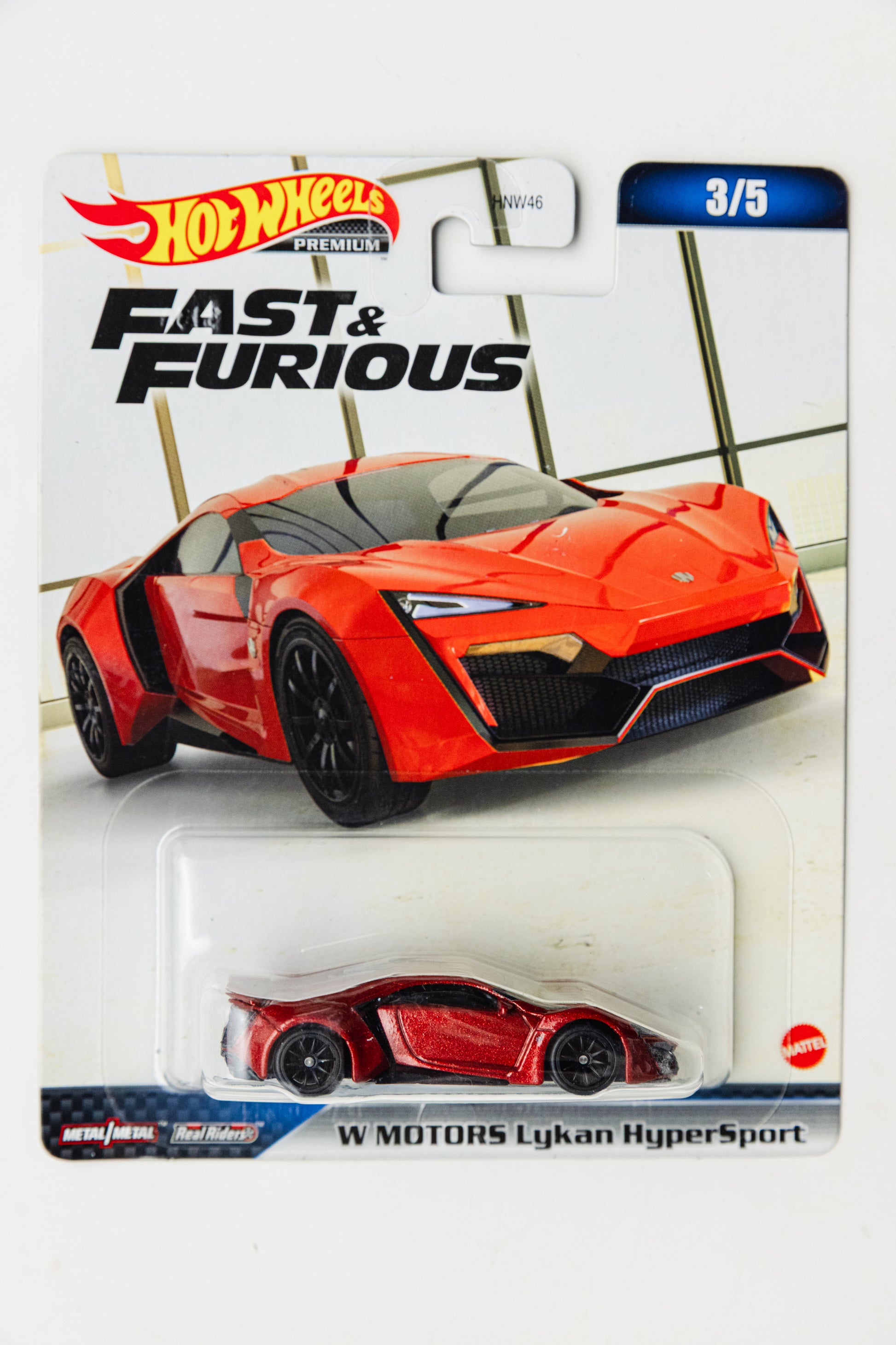 Fast & Furious W Motors Lykan HyperSport - 3/5 (Damaged Card)