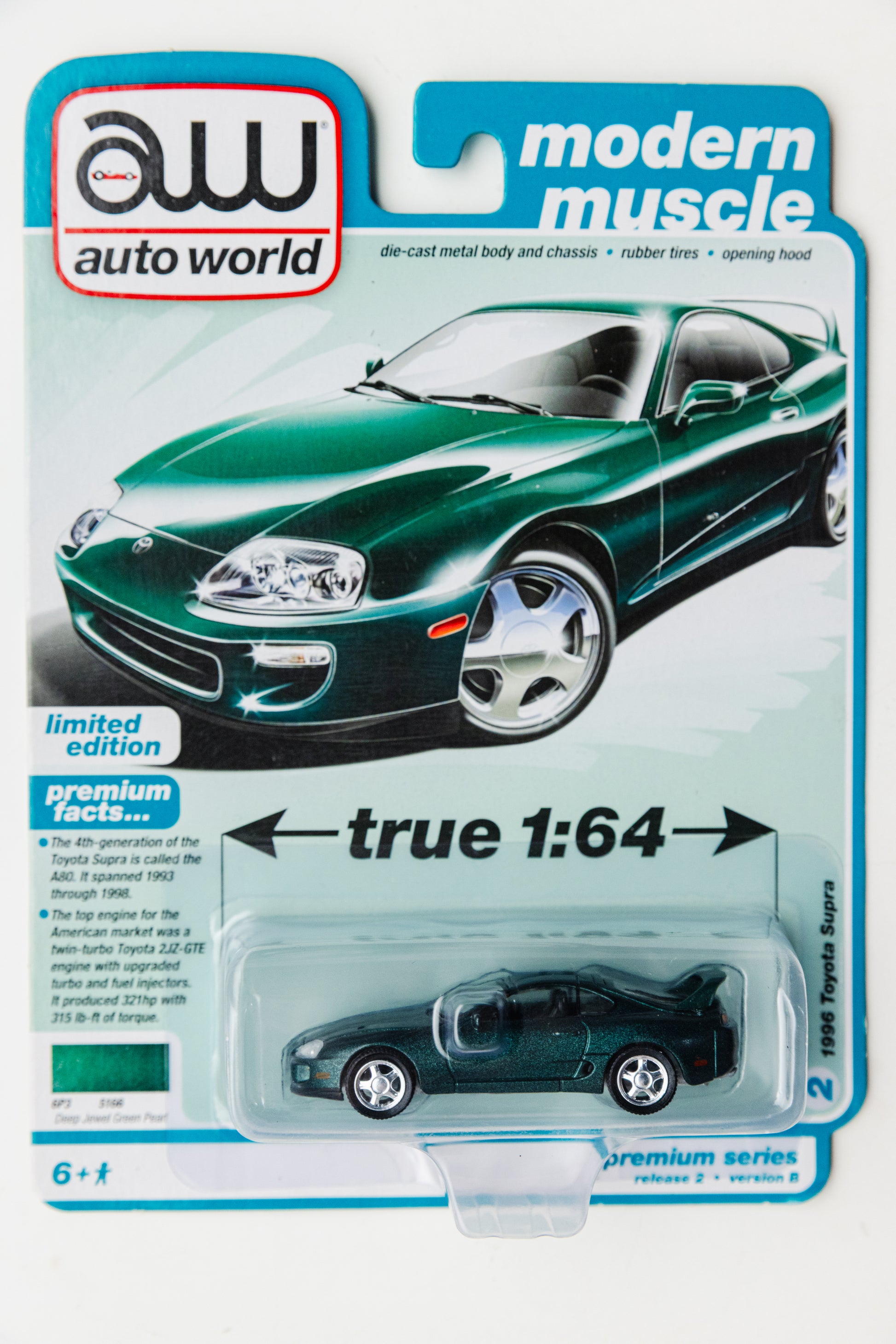 Auto World 1996 Toyota Supra (Bent Corners)