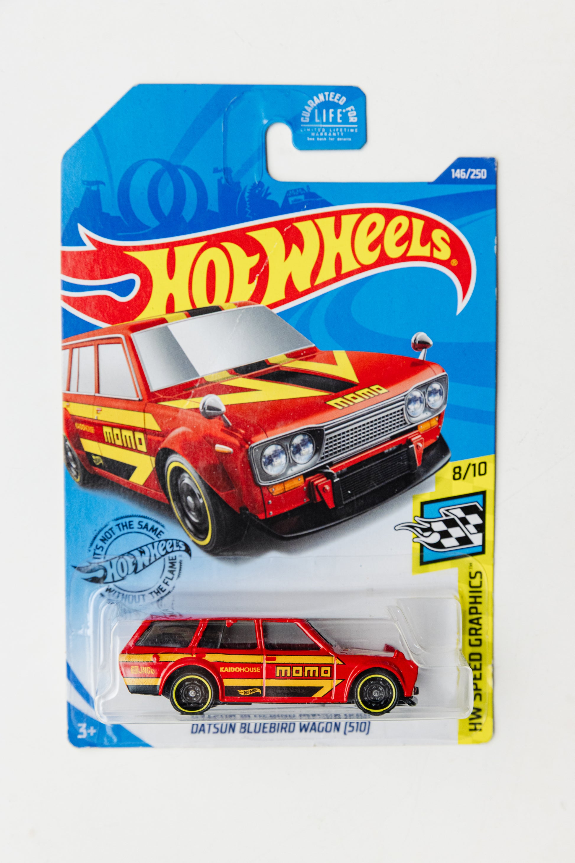 Datsun Bluebird Wagon (510) - HW Speed Graphics (Damaged Card)