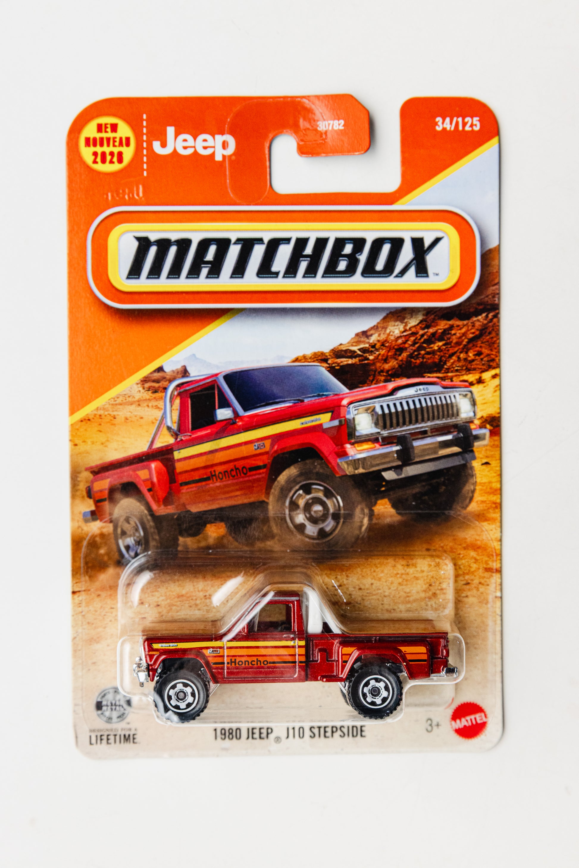 Matchbox 1980 Jeep J10 Stepside - (Damaged Card)