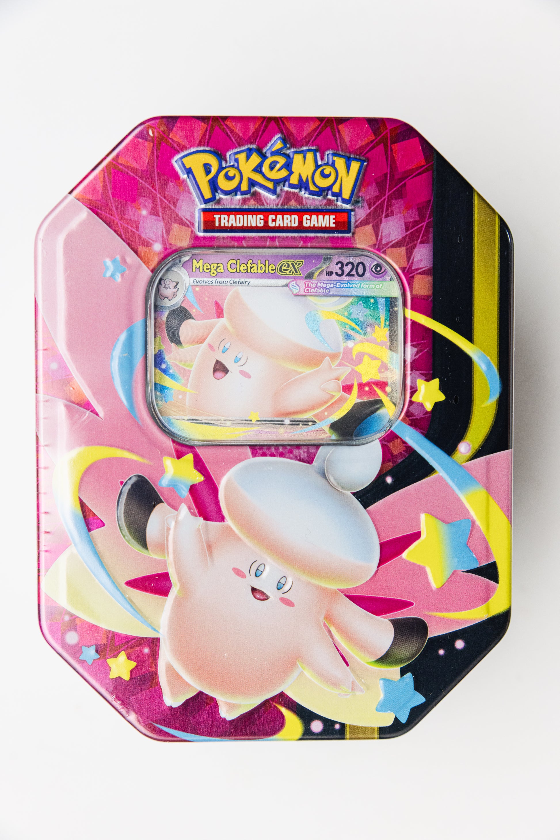 Pokemon TCG Moonlit Tin - Mega Clefable EX (SEALED)