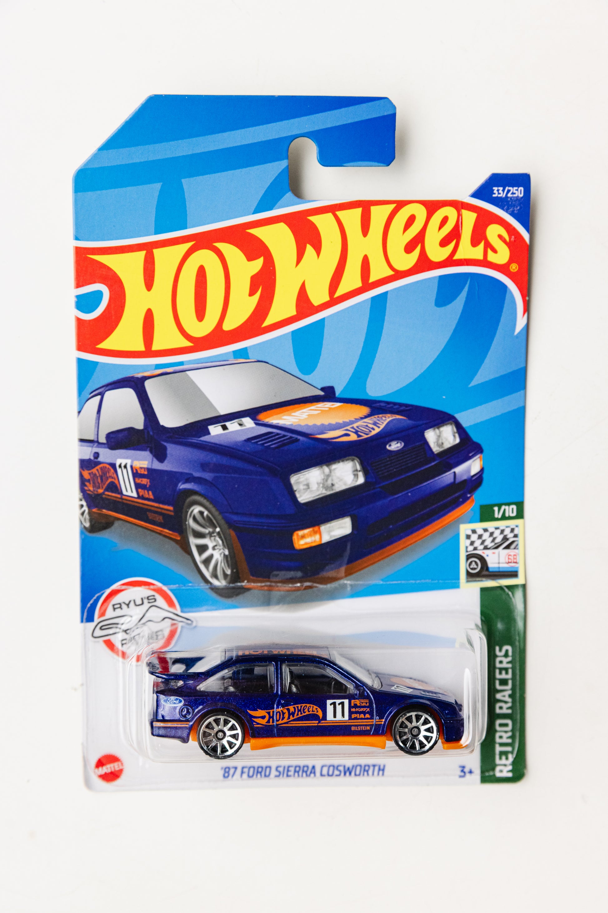 '87 Ford Sierra Cosworth - Retro Racers (Damaged Card)