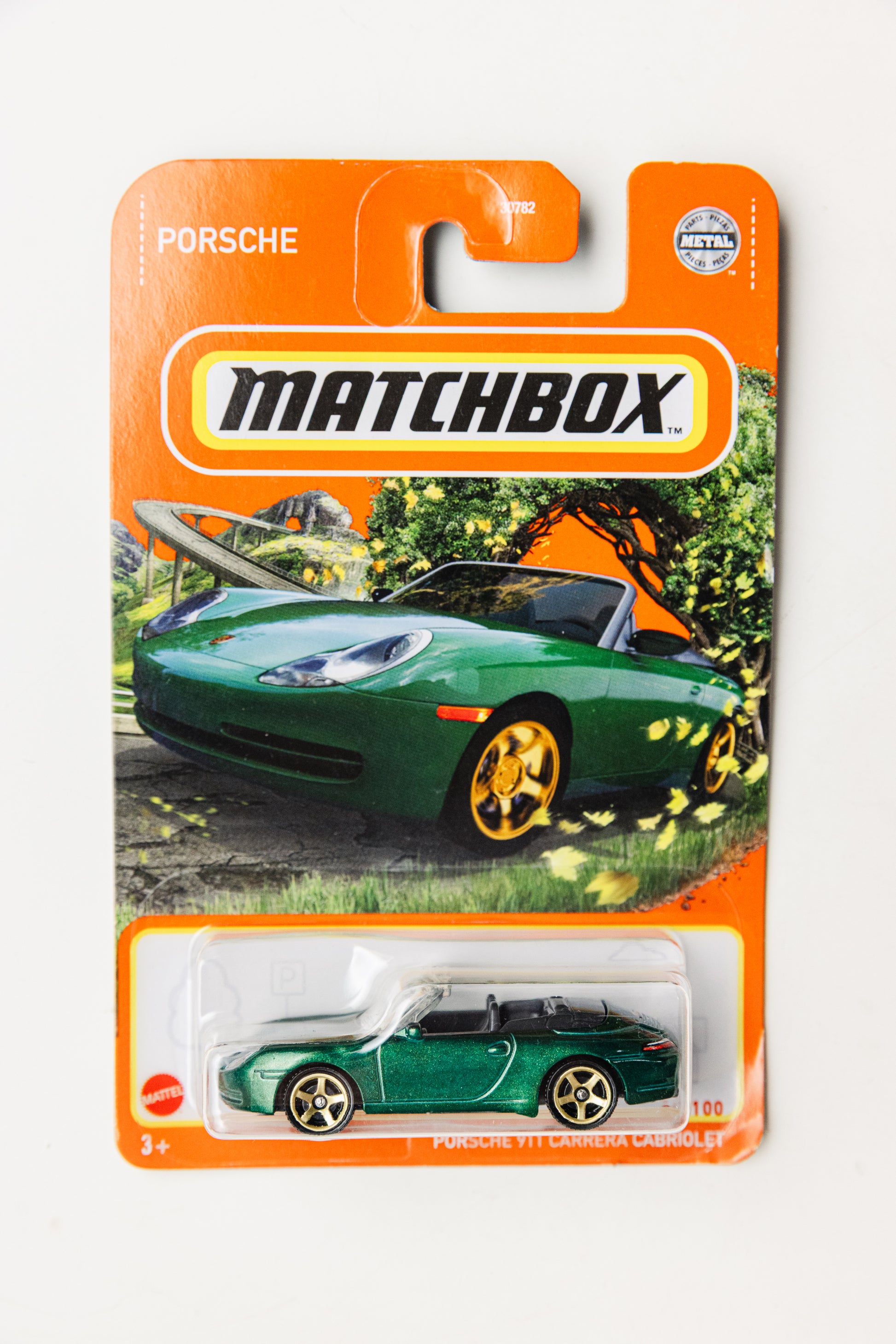 Matchbox Porsche 911 Carrera Cabriolet (Damaged Card)