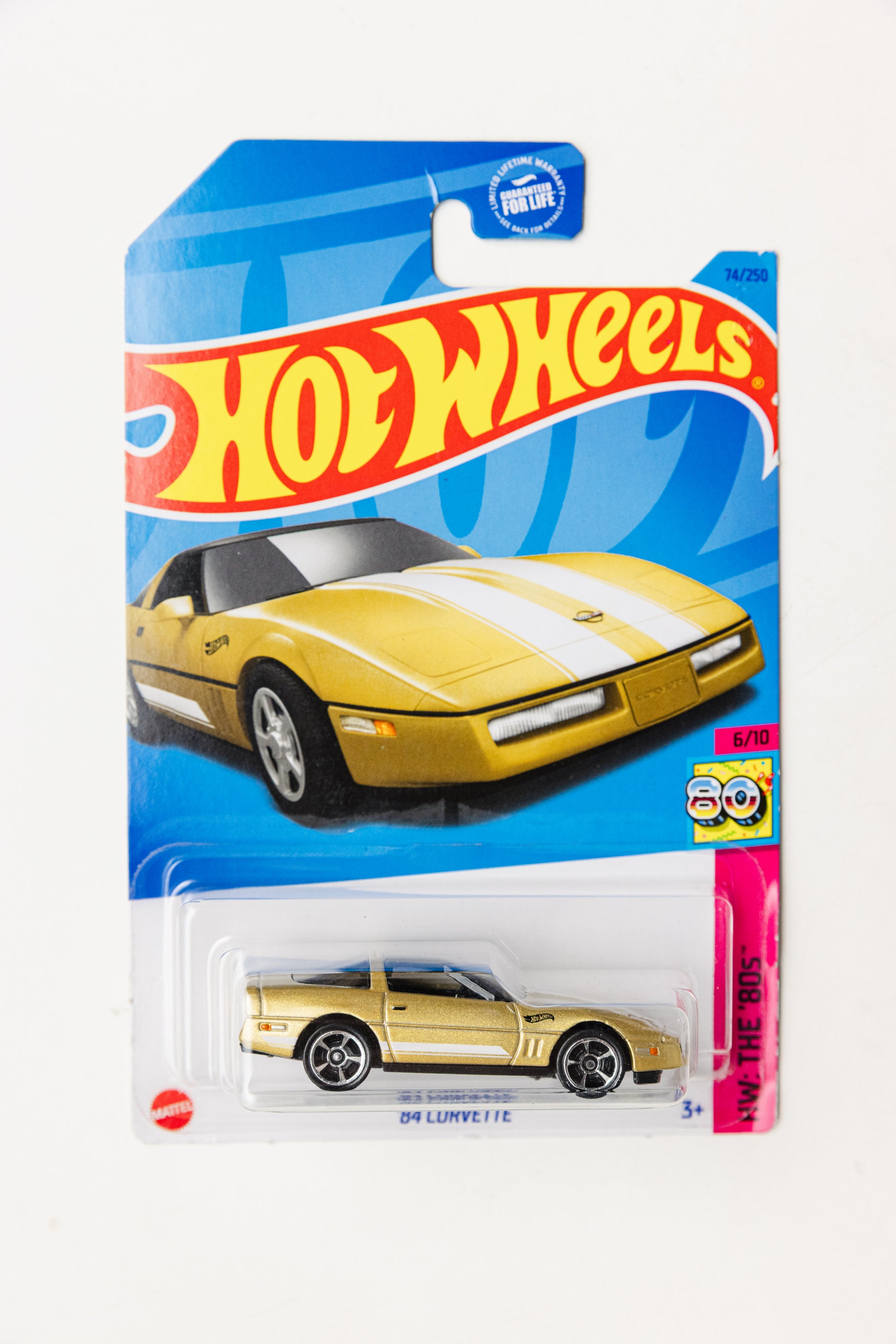 '84 Corvette - HW: The '80s (Damaged Card)