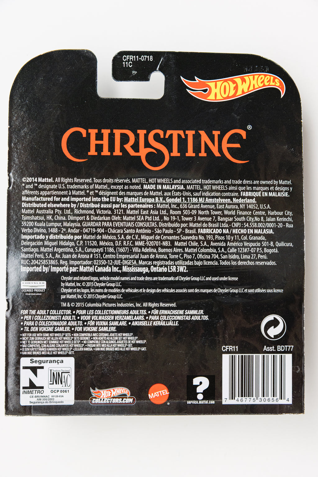 Retro Entertainment '58 Plymouth - Christine (Damaged Blister+Card)