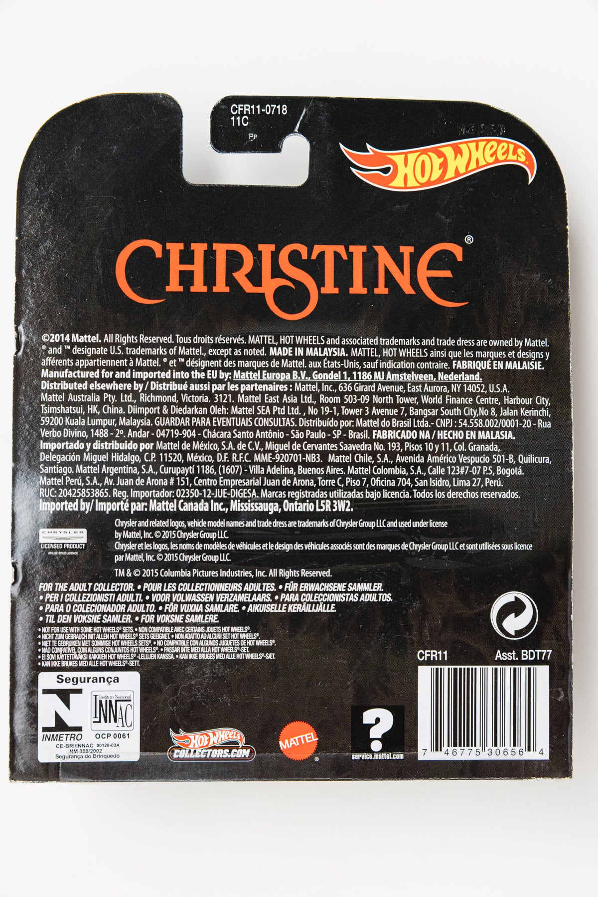 Retro Entertainment '58 Plymouth - Christine (Damaged Blister+Card)