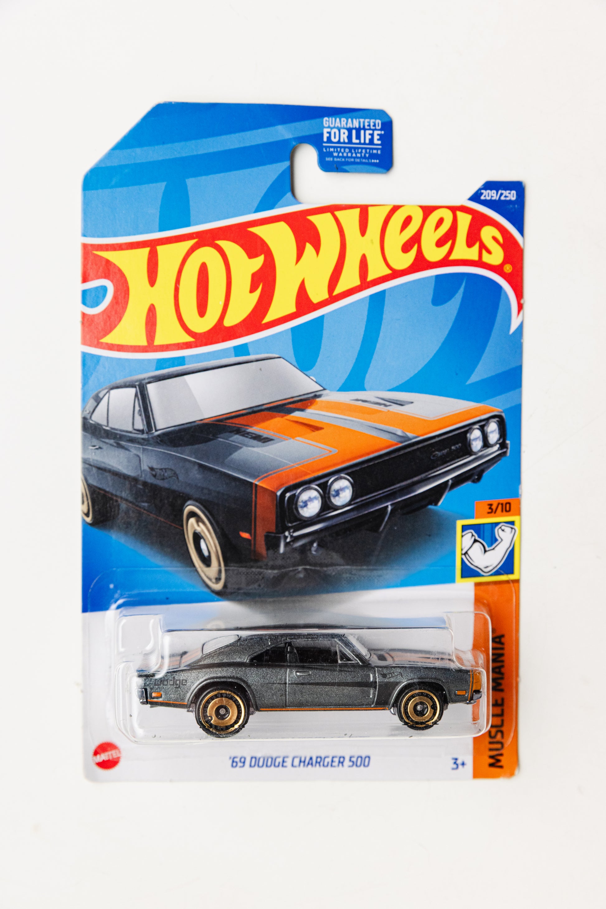 '69 Dodge Charger 500 - Muscle Mania (Damaged Card)