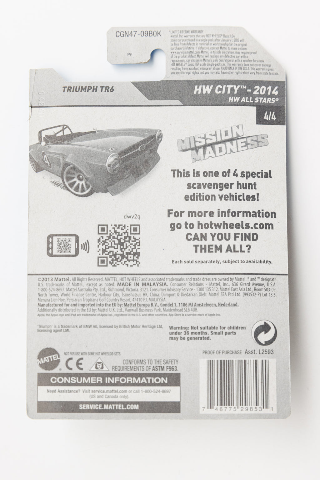 Triumph TR6 - HW City (Mission Madness)