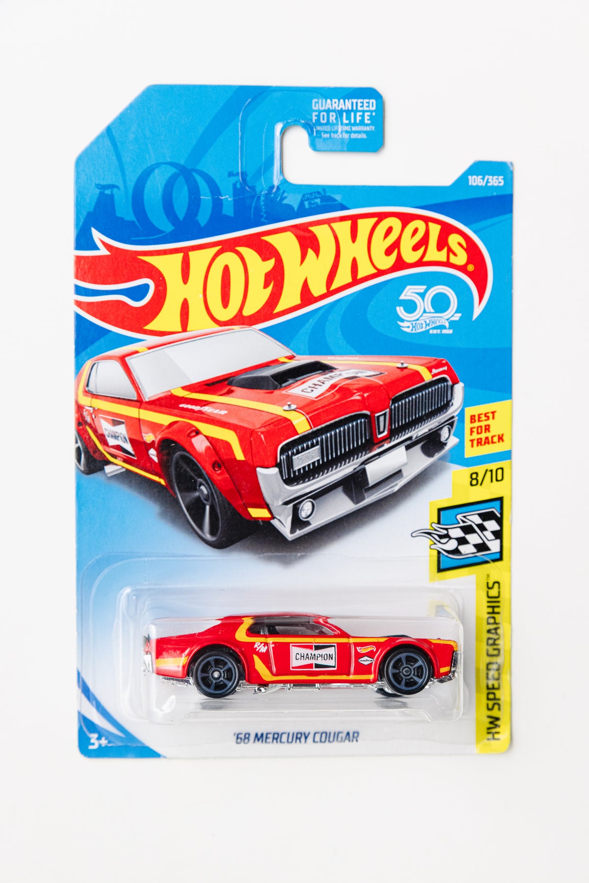 '68 Mercury Cougar - HW Speed Graphics (Soft Corners)