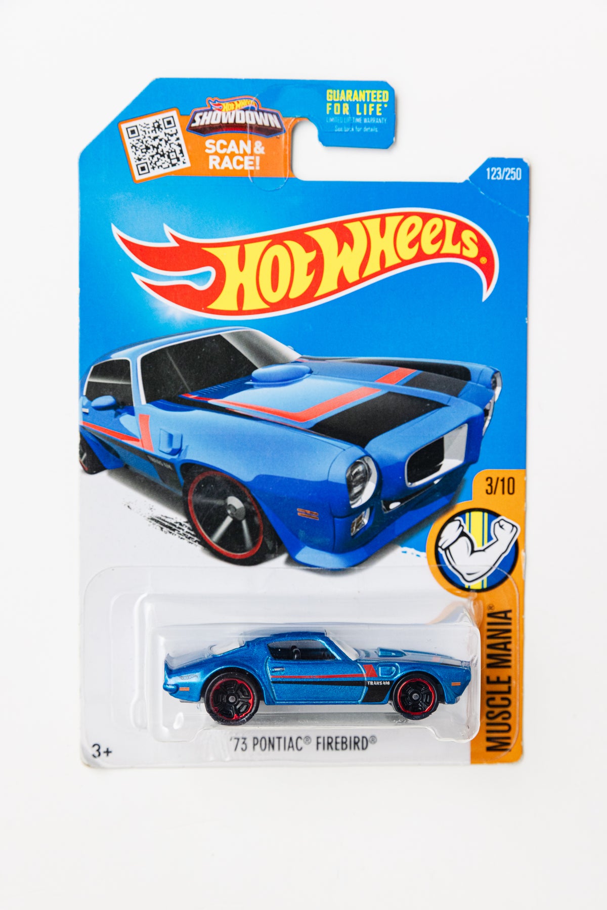 '73 Pontiac Firebird - Muscle Mania (Damaged Card)