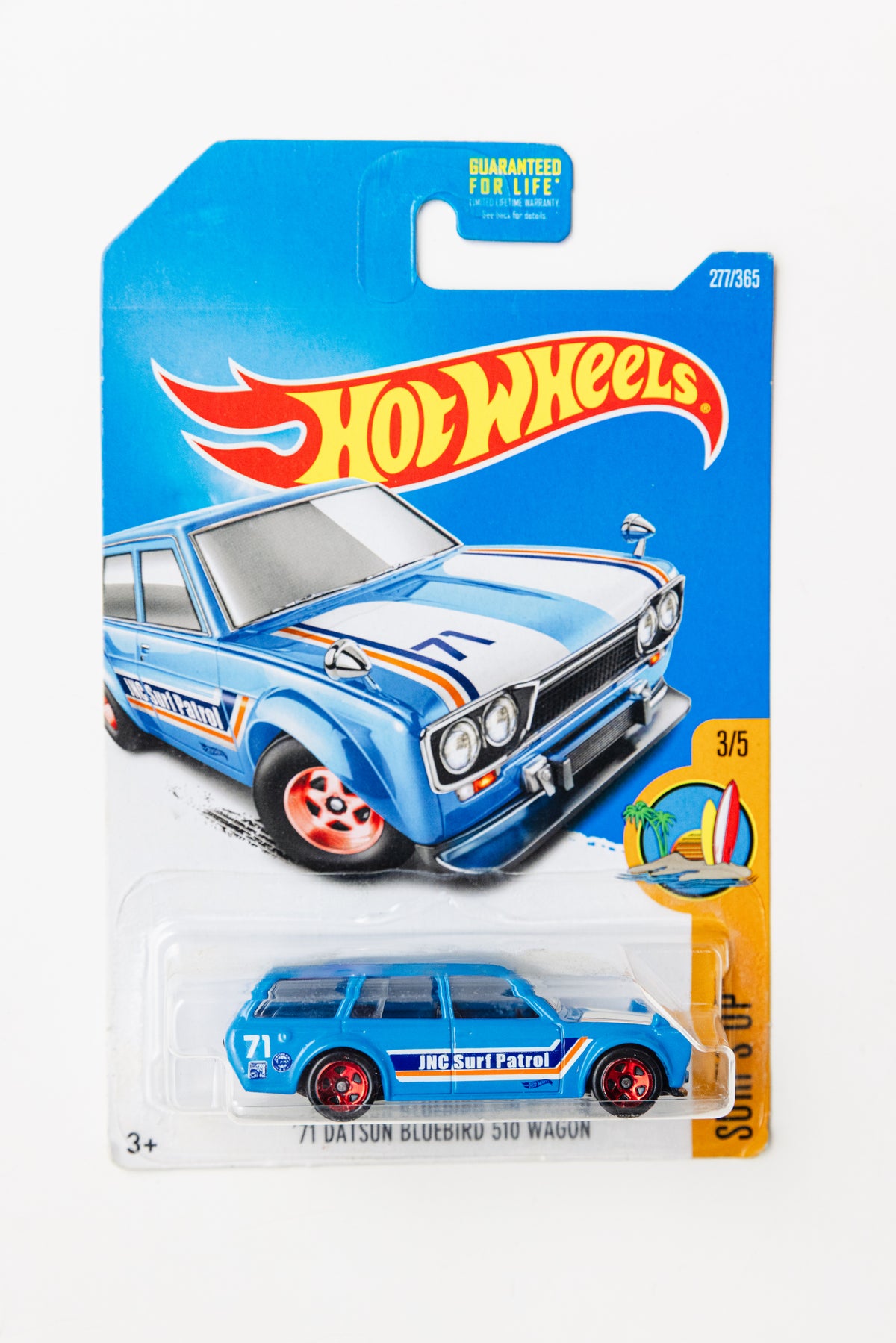'71 Datsun Bluebird 510 Wagon - Surf's Up (Damaged Card)