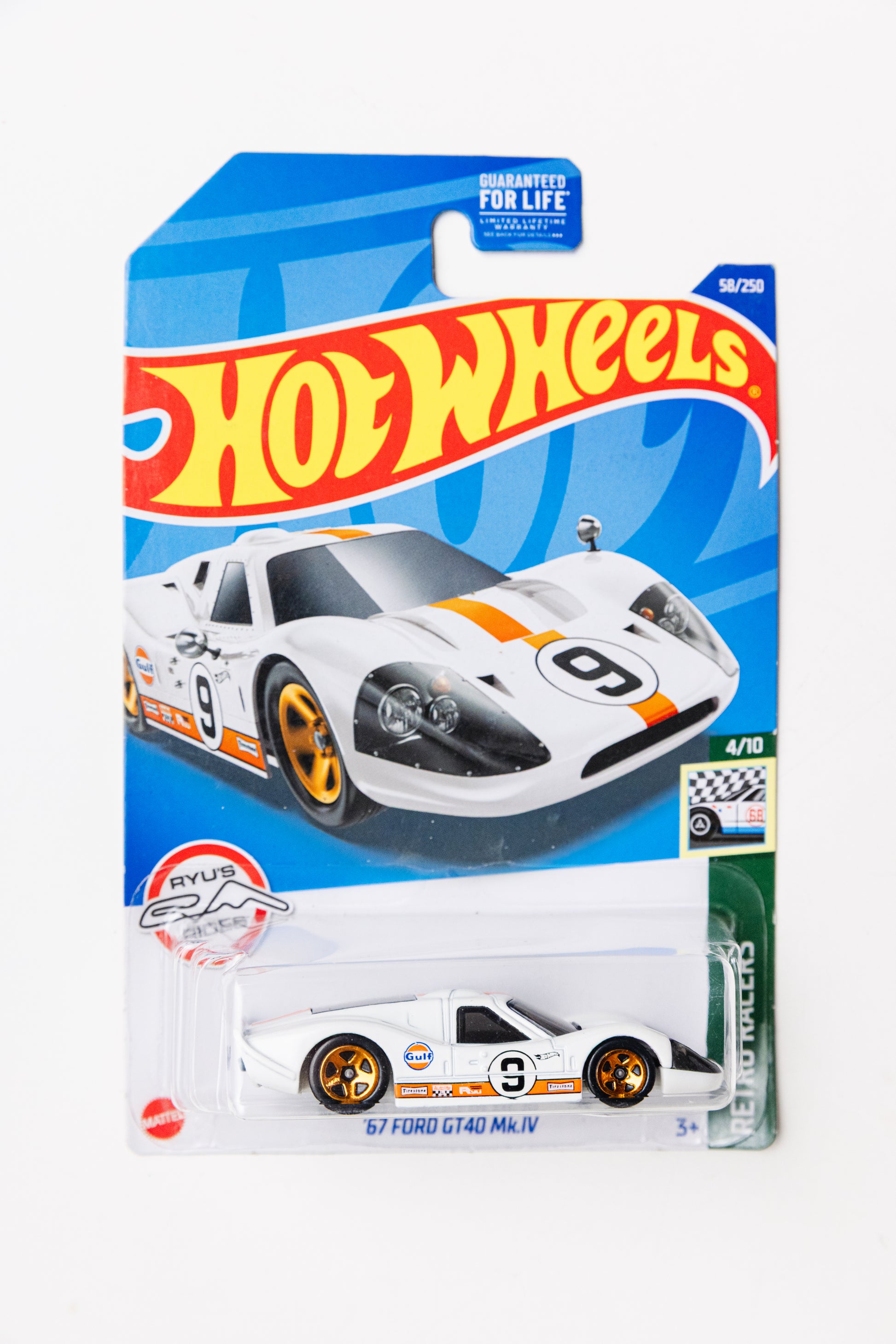 '67 Ford GT40 MK.IV - Retro Racers (Damaged Card)