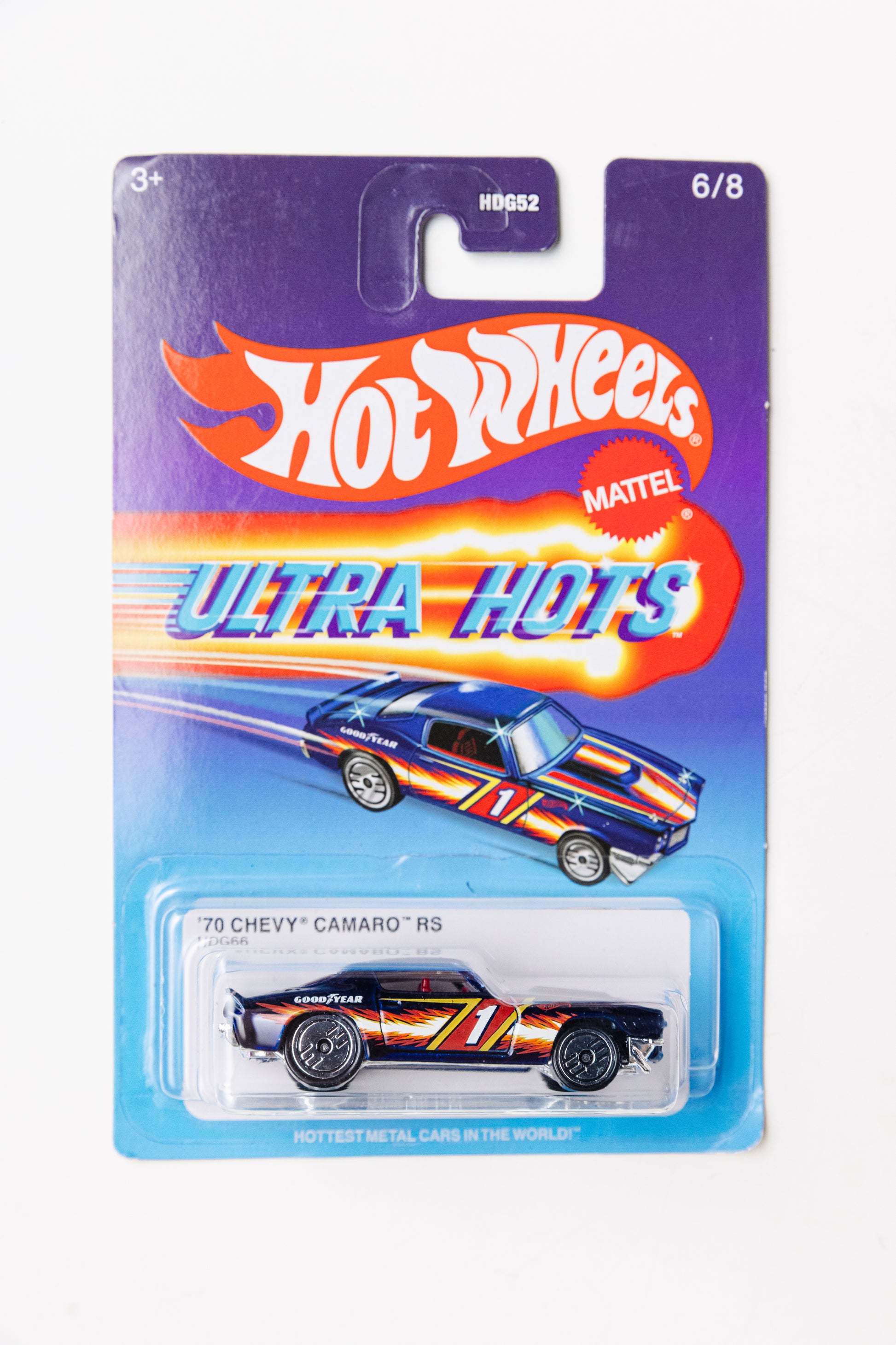 Ultra Hots '70 Chevy Camaro RS - 6/8 (Damaged Card)