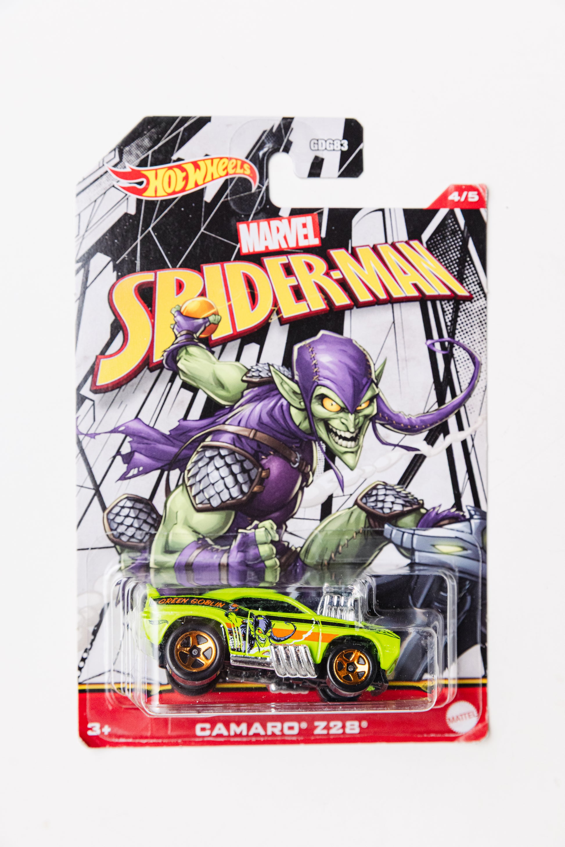 Spider-Man Camaro Z28 - 4/5 (Damaged Blister+Card)