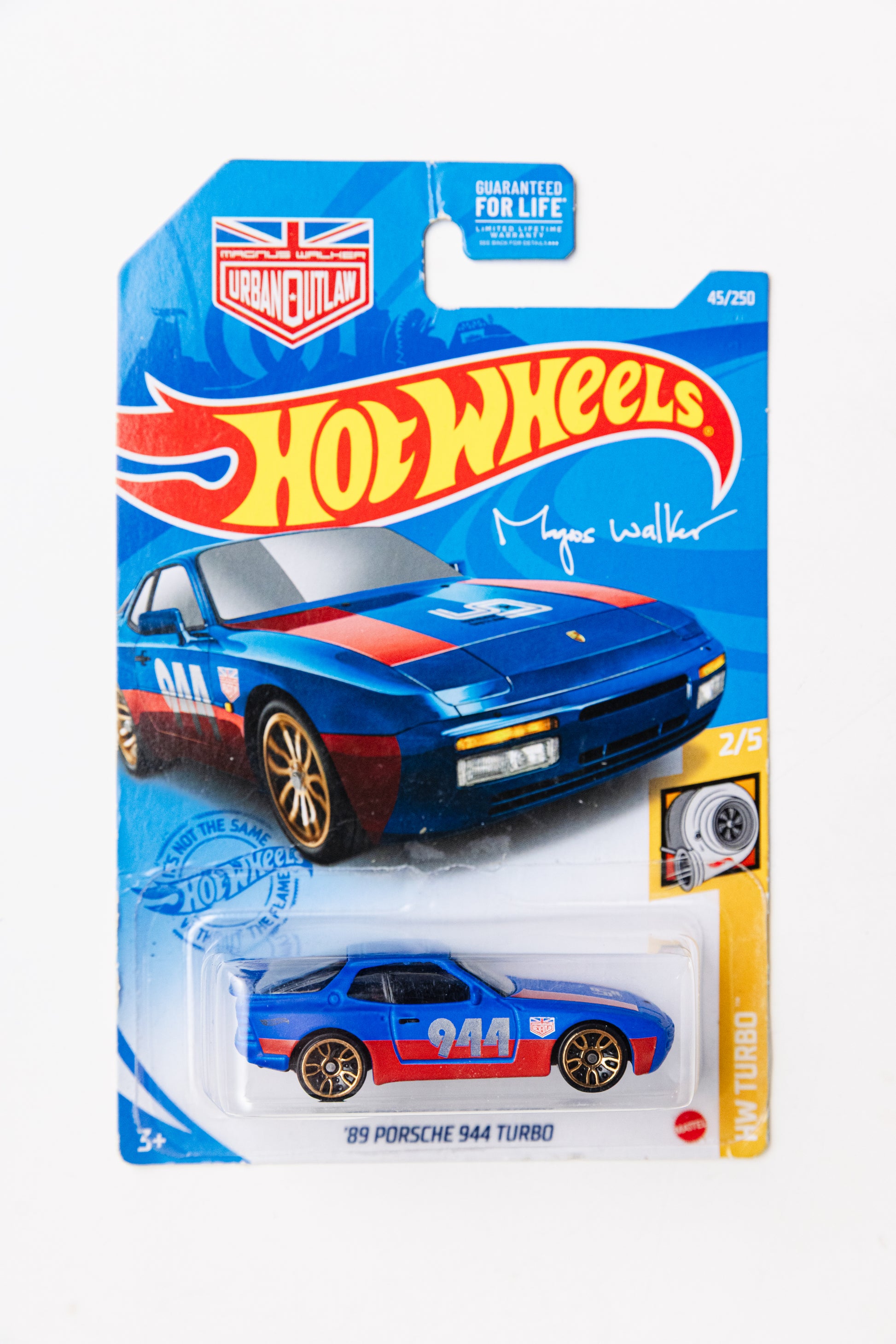 '89 Porsche 944 Turbo - HW Turbo (Damaged Card)