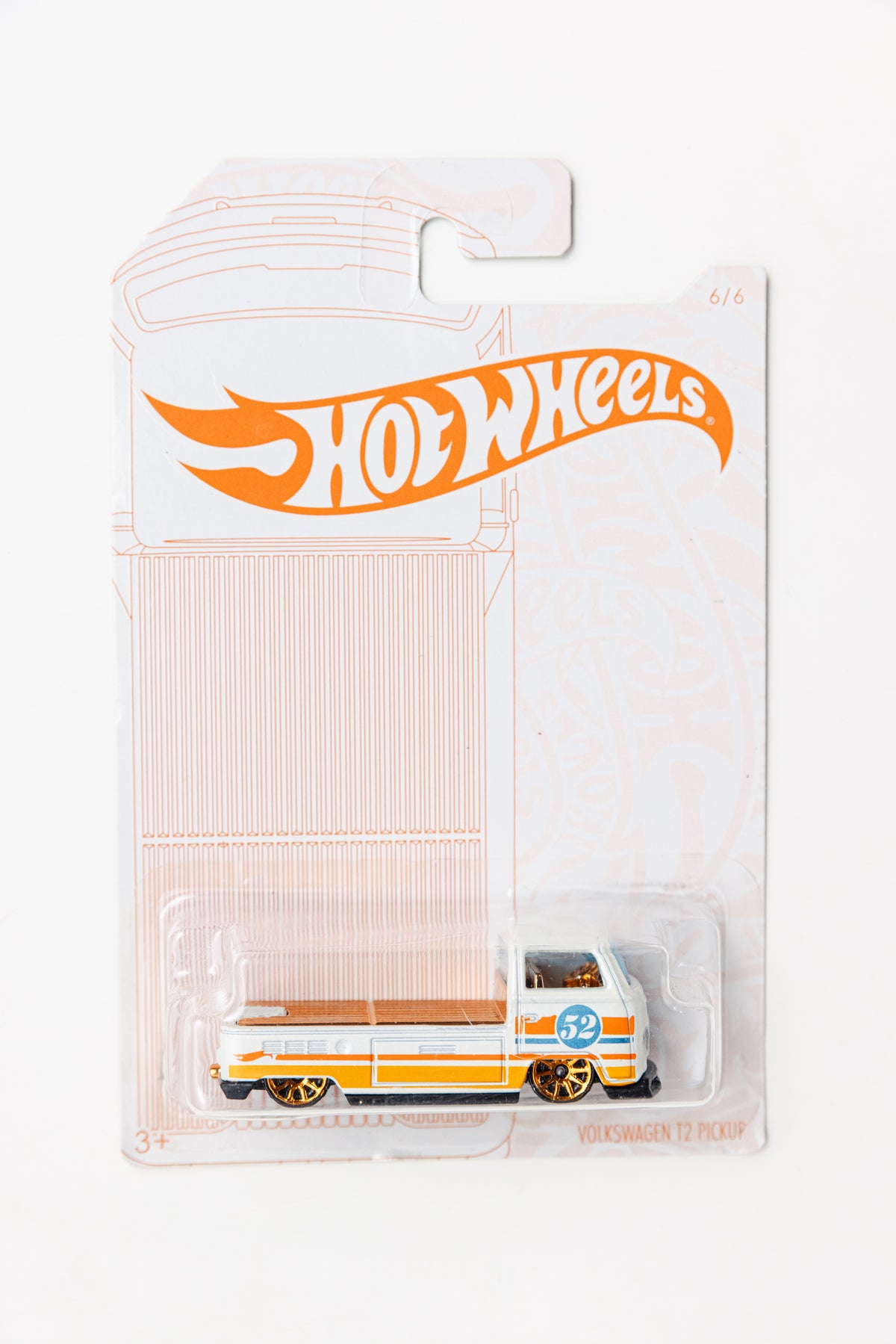 52nd Anniversary Volkswagen T2 Pickup - 6/6 (Damaged Card)