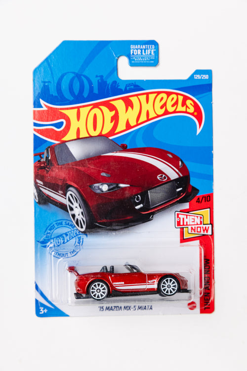 '15 Mazda MX-5 Miata - Then And Now (Damaged Card)