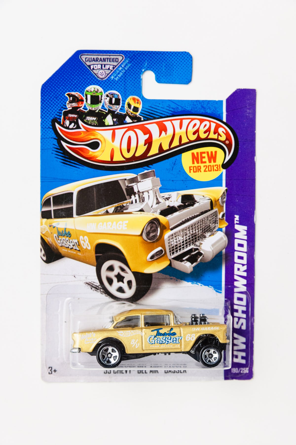 '55 Chevy Bel Air Gasser - HW Showroom (Damaged Card)