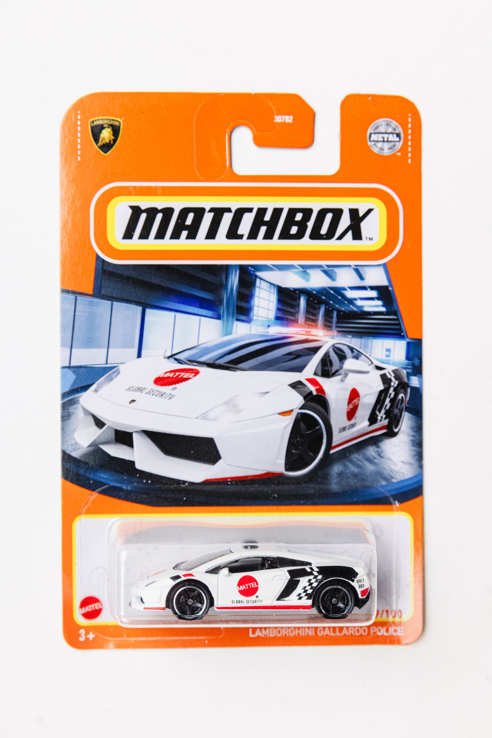 Matchbox Lamborghini Gallardo Police (Soft Corners)