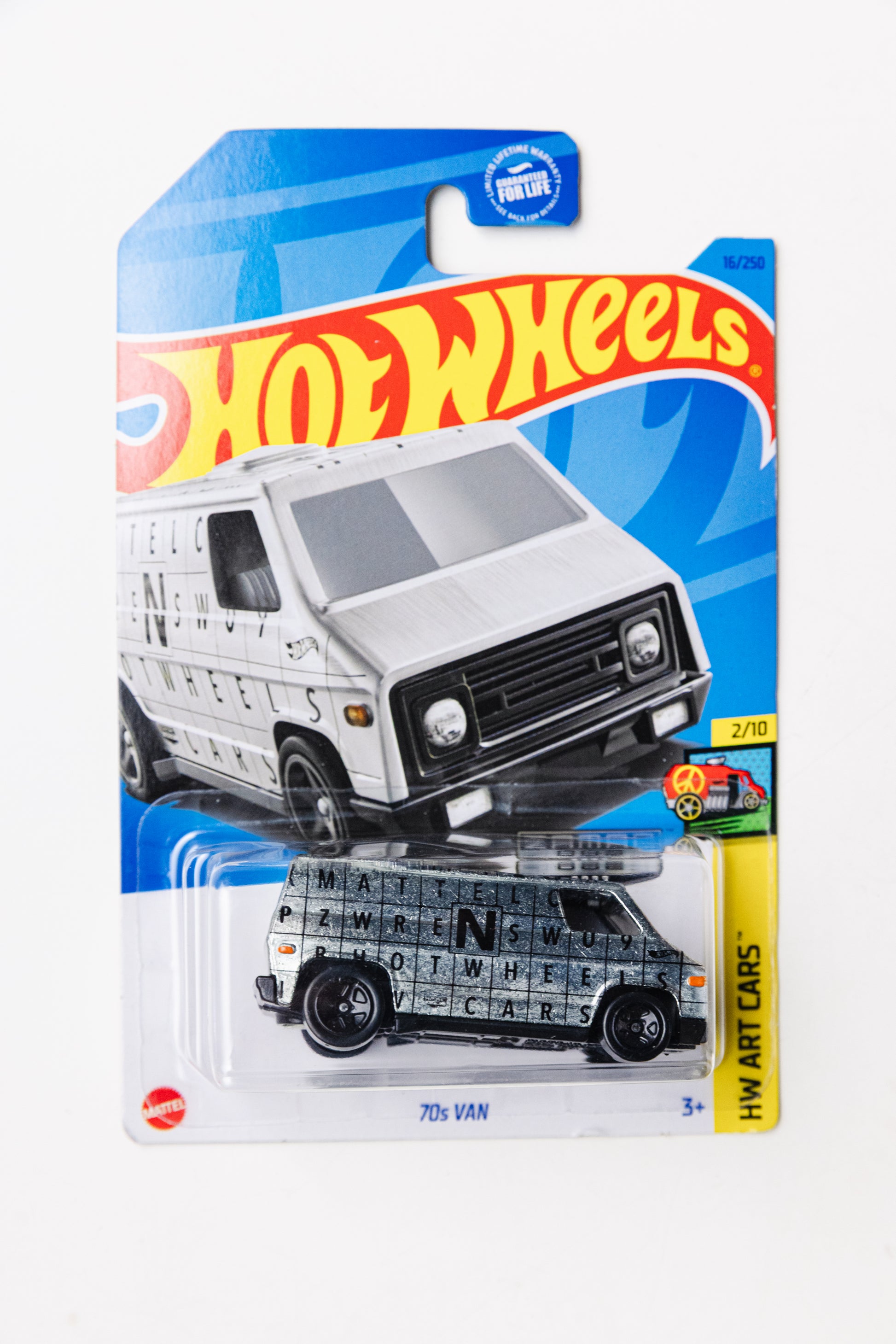70s Van ZAMAC - HW Art Cars (Soft Corners)